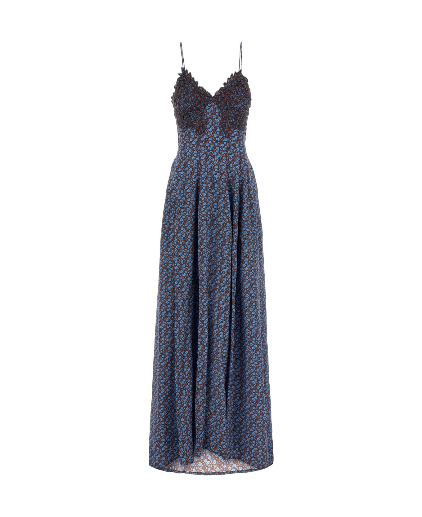 Ermanno Scervino Abito Lungo Micro Fiori - STMICFIOCEFDOMA