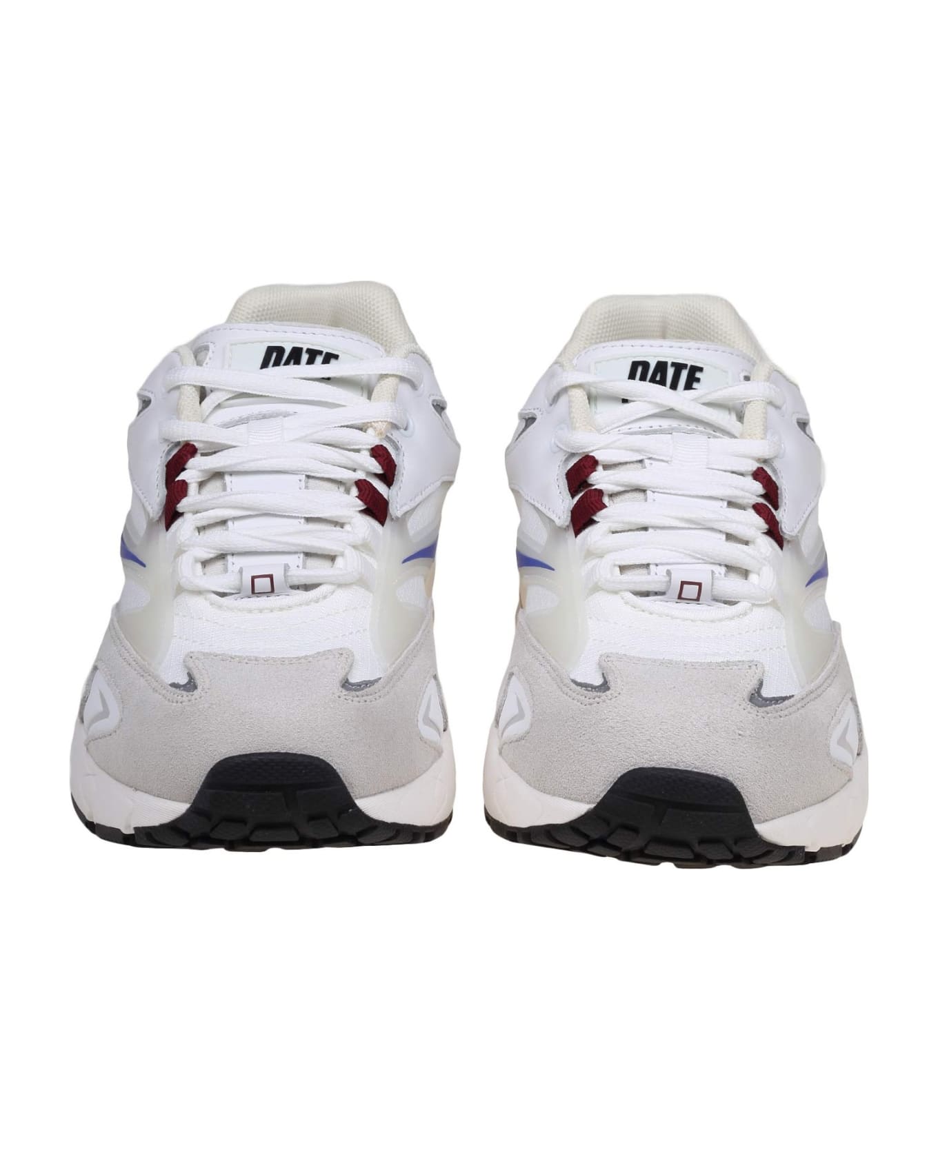 D.A.T.E. Sn23 Sneakers In White Mesh And Leather - White スニーカー