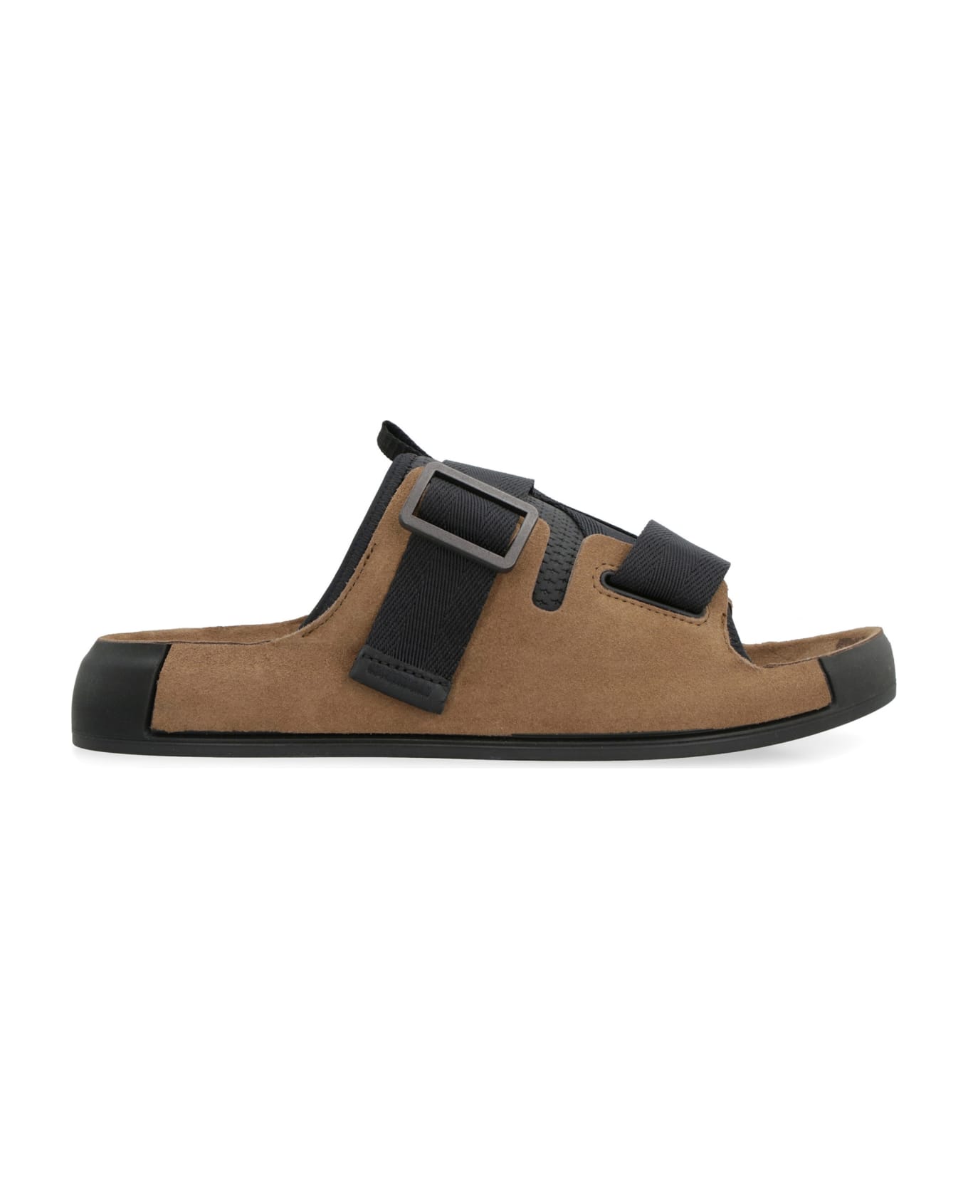 Stone Island Shadow Project Suede Sandals - Beige