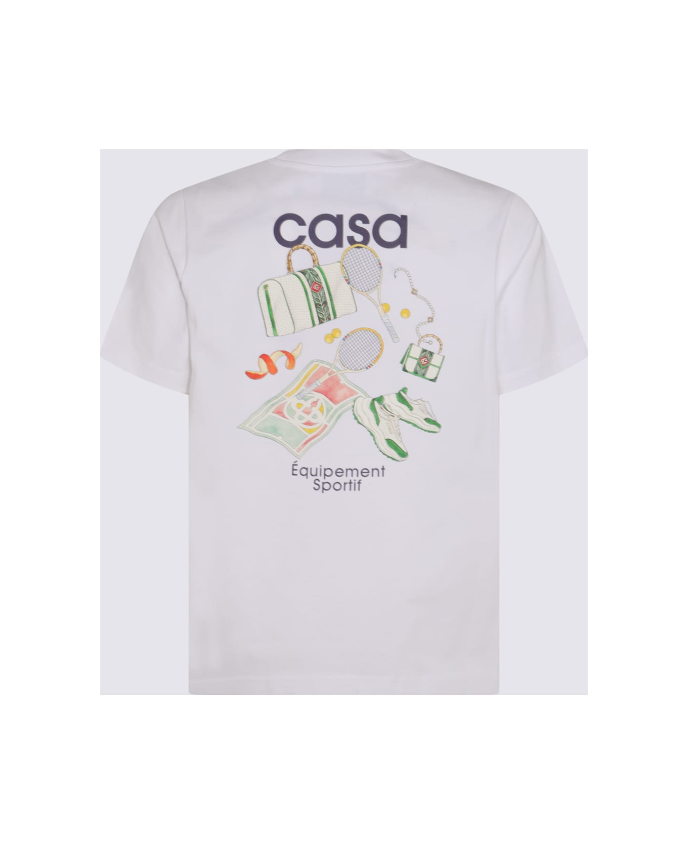Casablanca White Cotton T-shirt - White