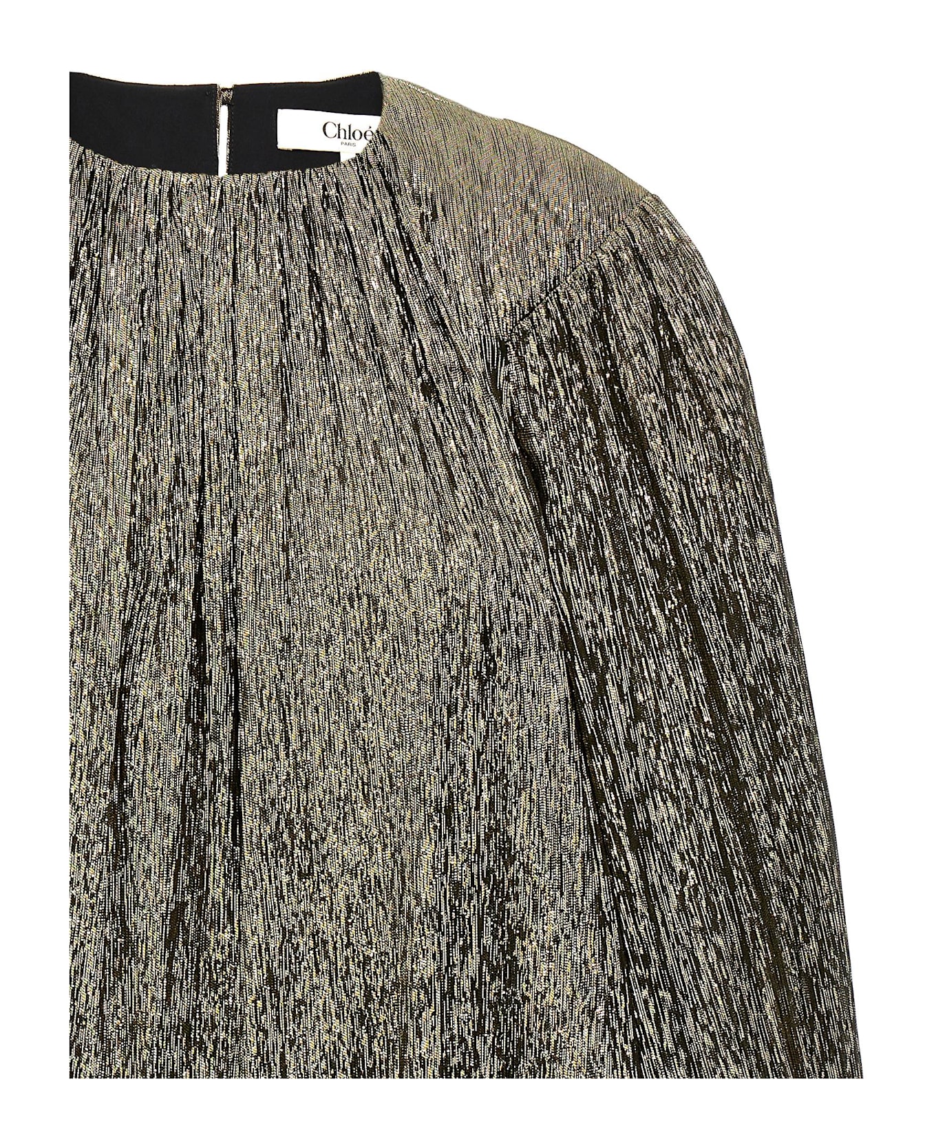 Chloé Lamé Dress - Multicolor