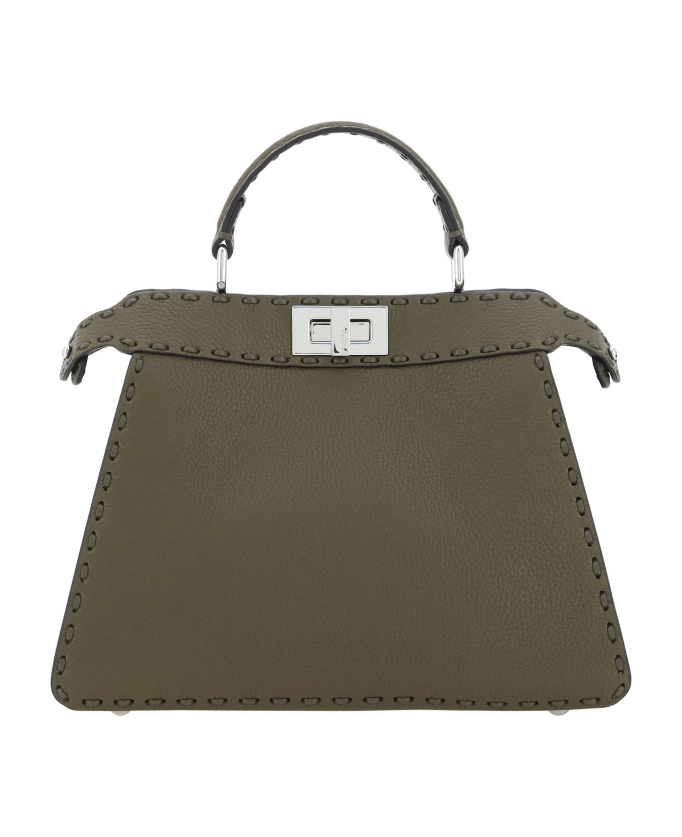 Fendi 'peekaboo Iseeu' Small Handbag - Wood+palladio