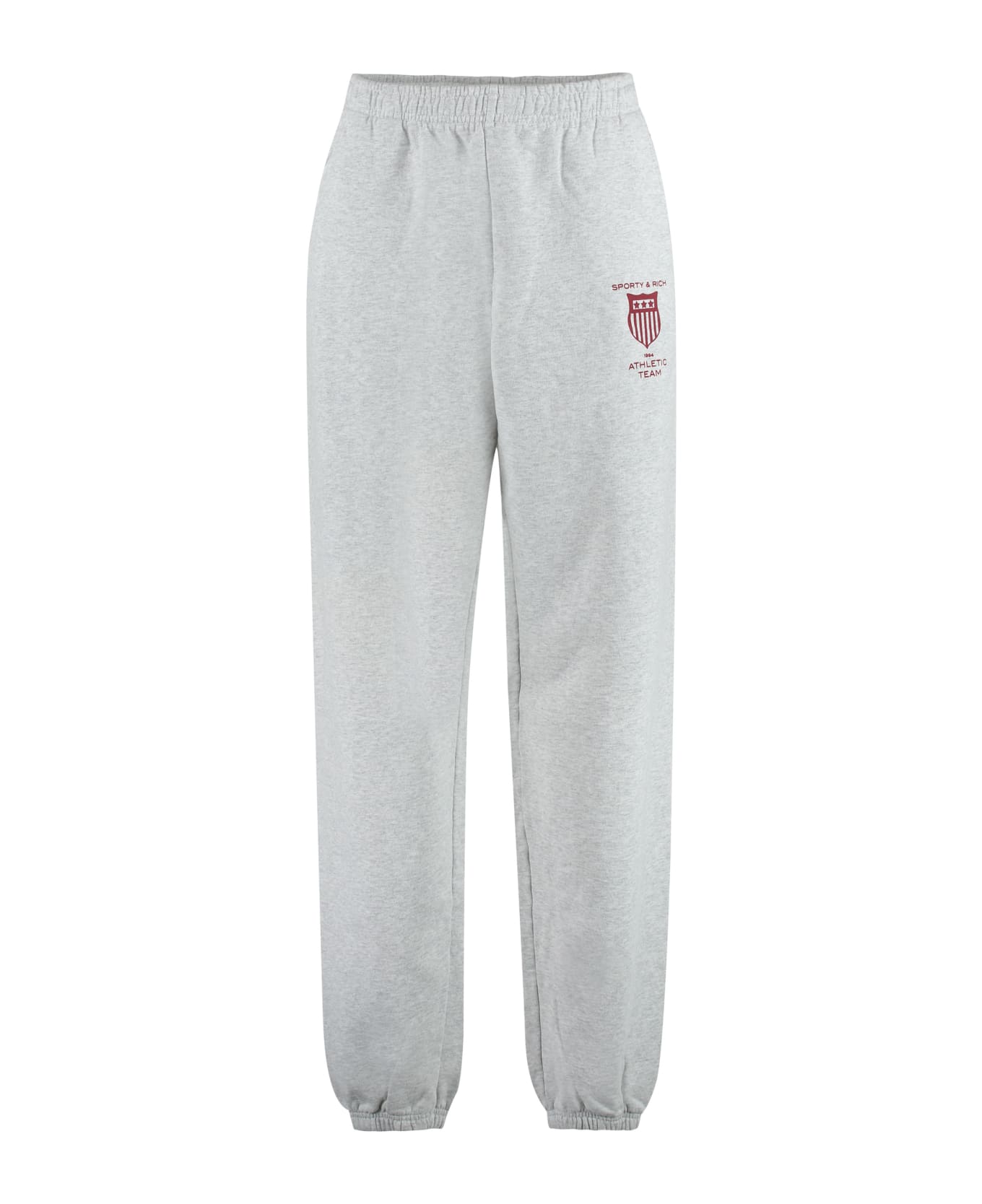 Sporty & Rich Logo Print Sweatpants - grey