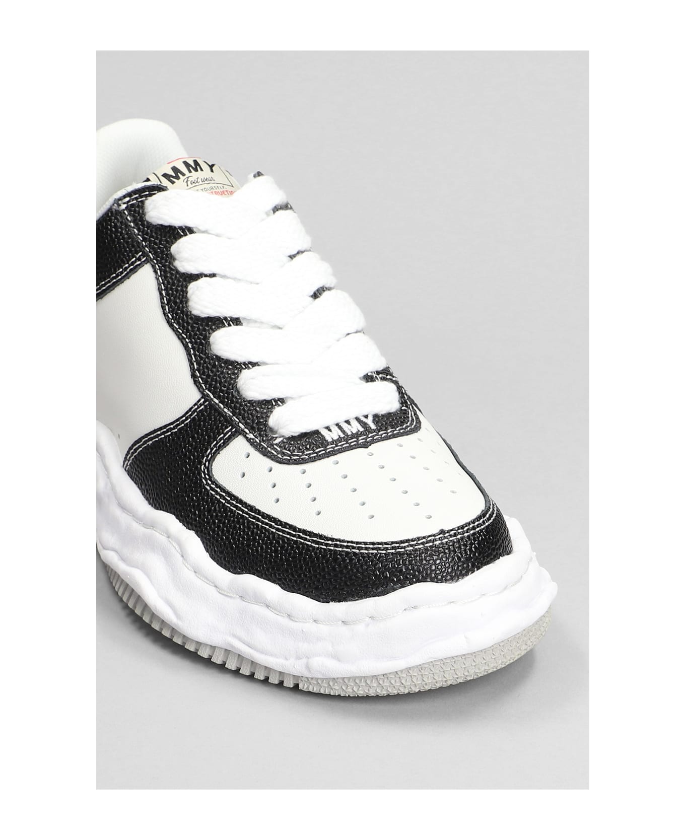 Mihara Yasuhiro Wayne Sneakers In White Leather - white