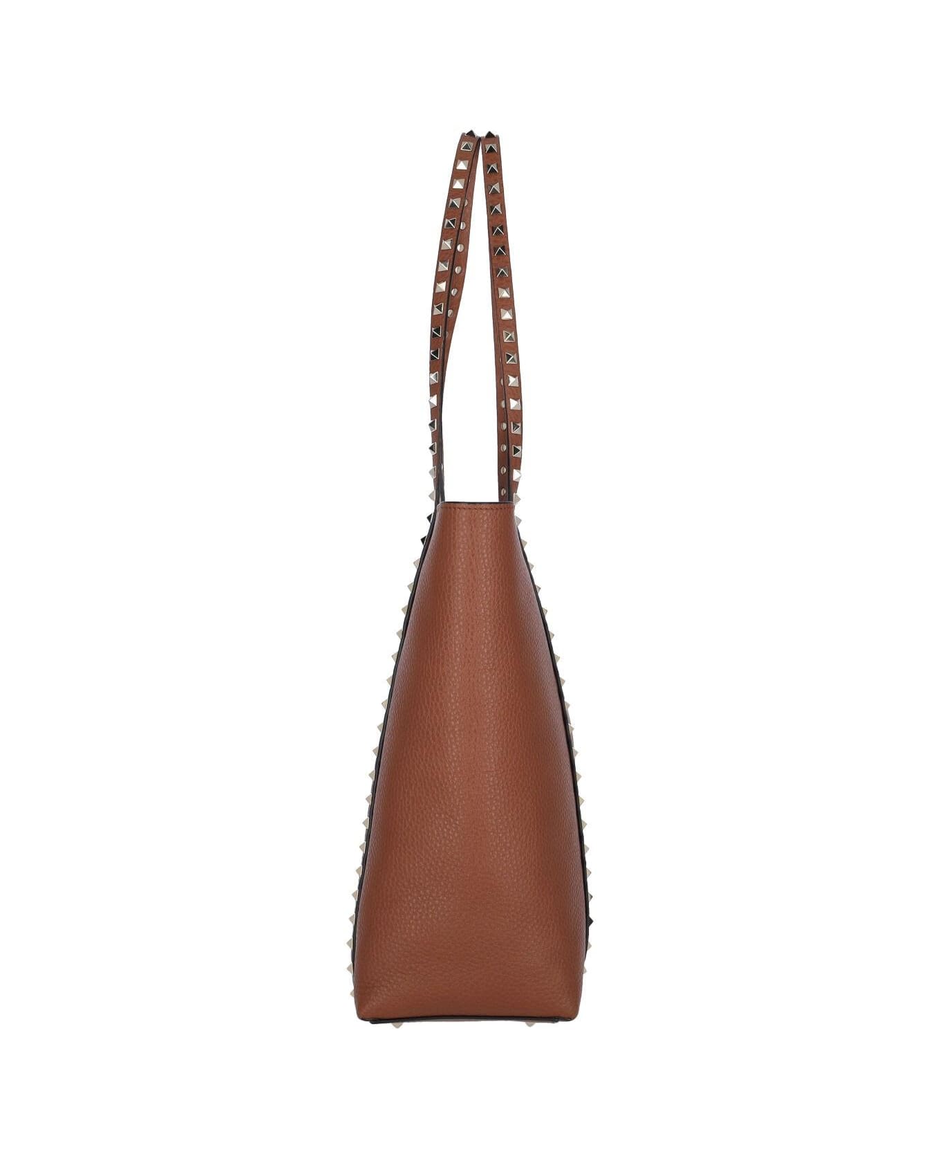Valentino Garavani 
rockstud
 Tote Bag - Brown