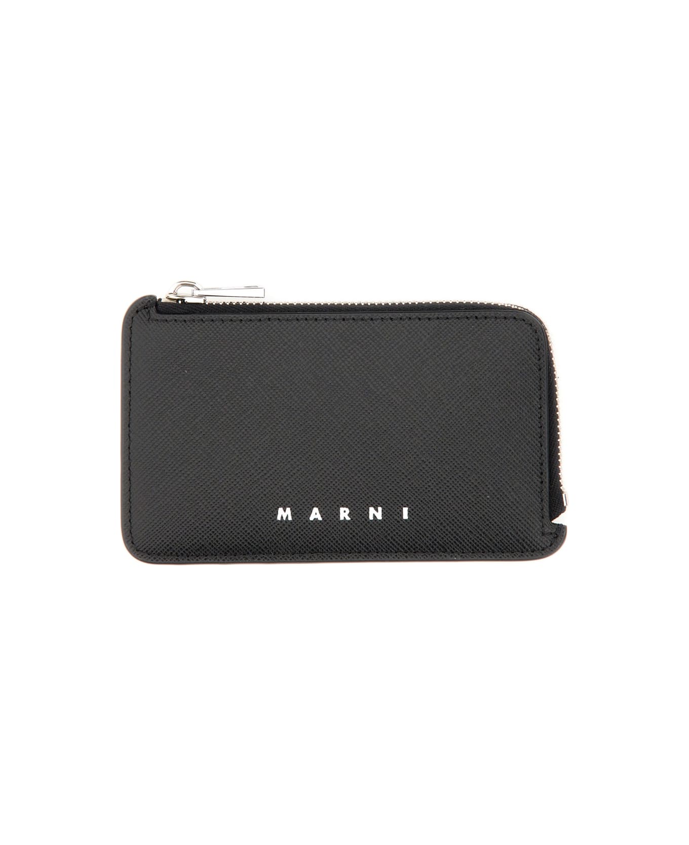Marni Zippered Card Holder - BLACK 財布