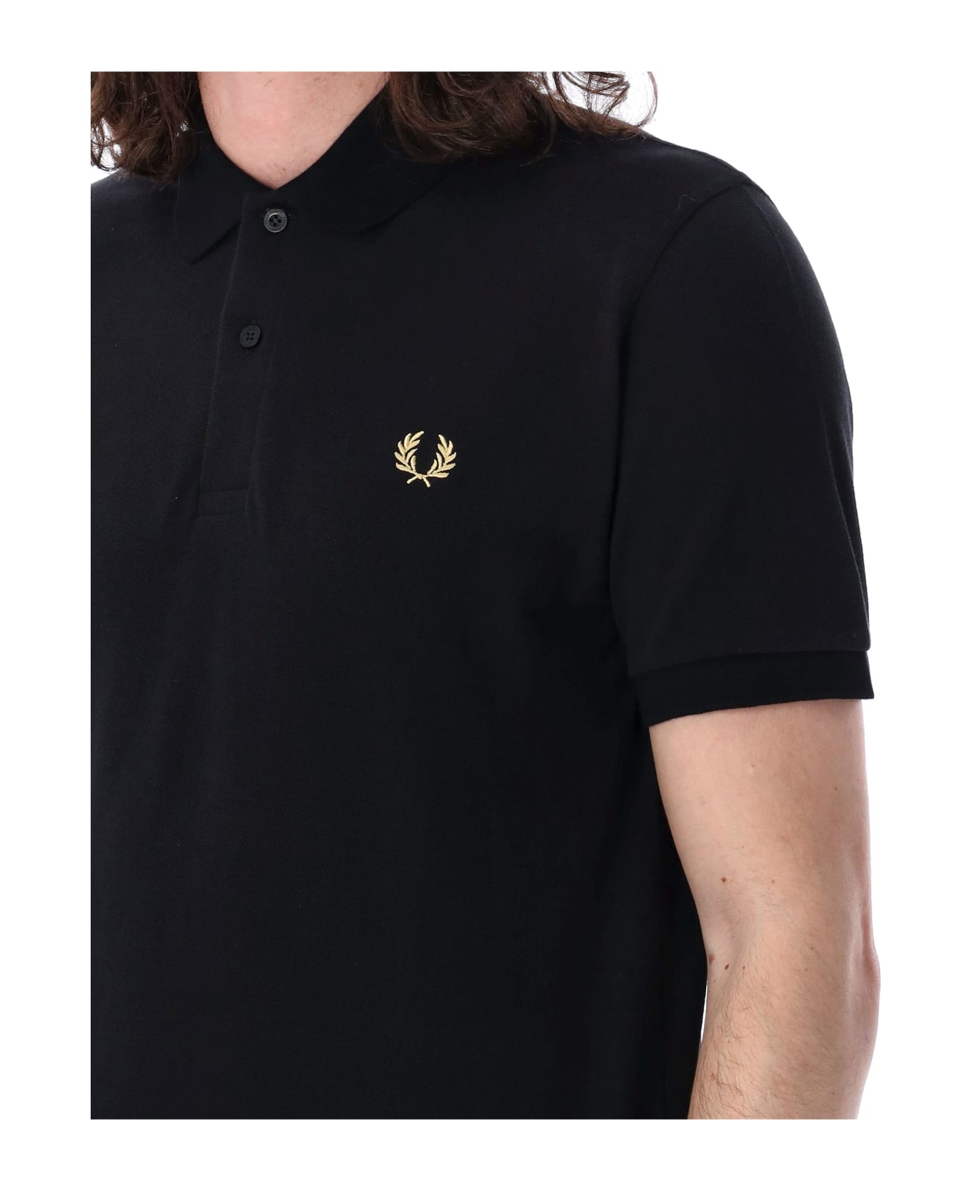 Fred Perry The Original Piqué Polo Shirt - BLACK ポロシャツ