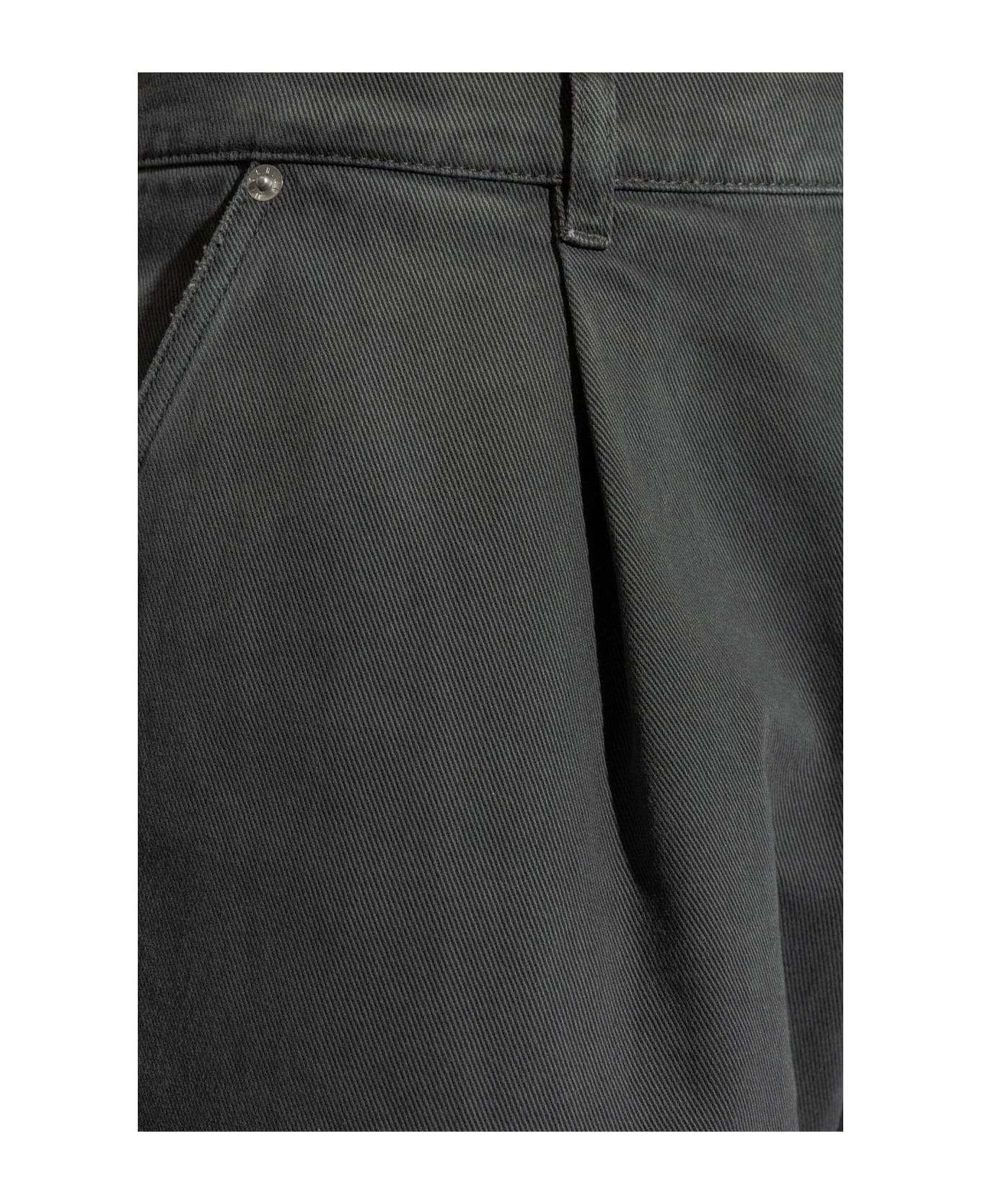 Moschino Logo Patch Wide-leg Pants - GREY
