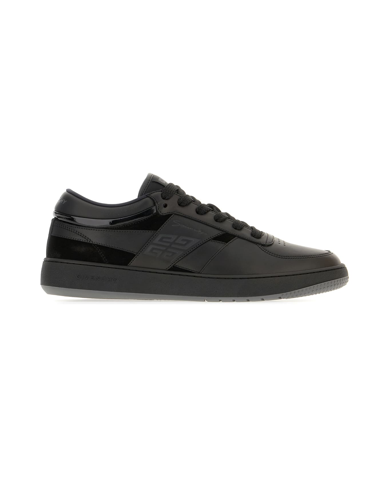 Givenchy Black Leather G Move Sneakers - BLACK