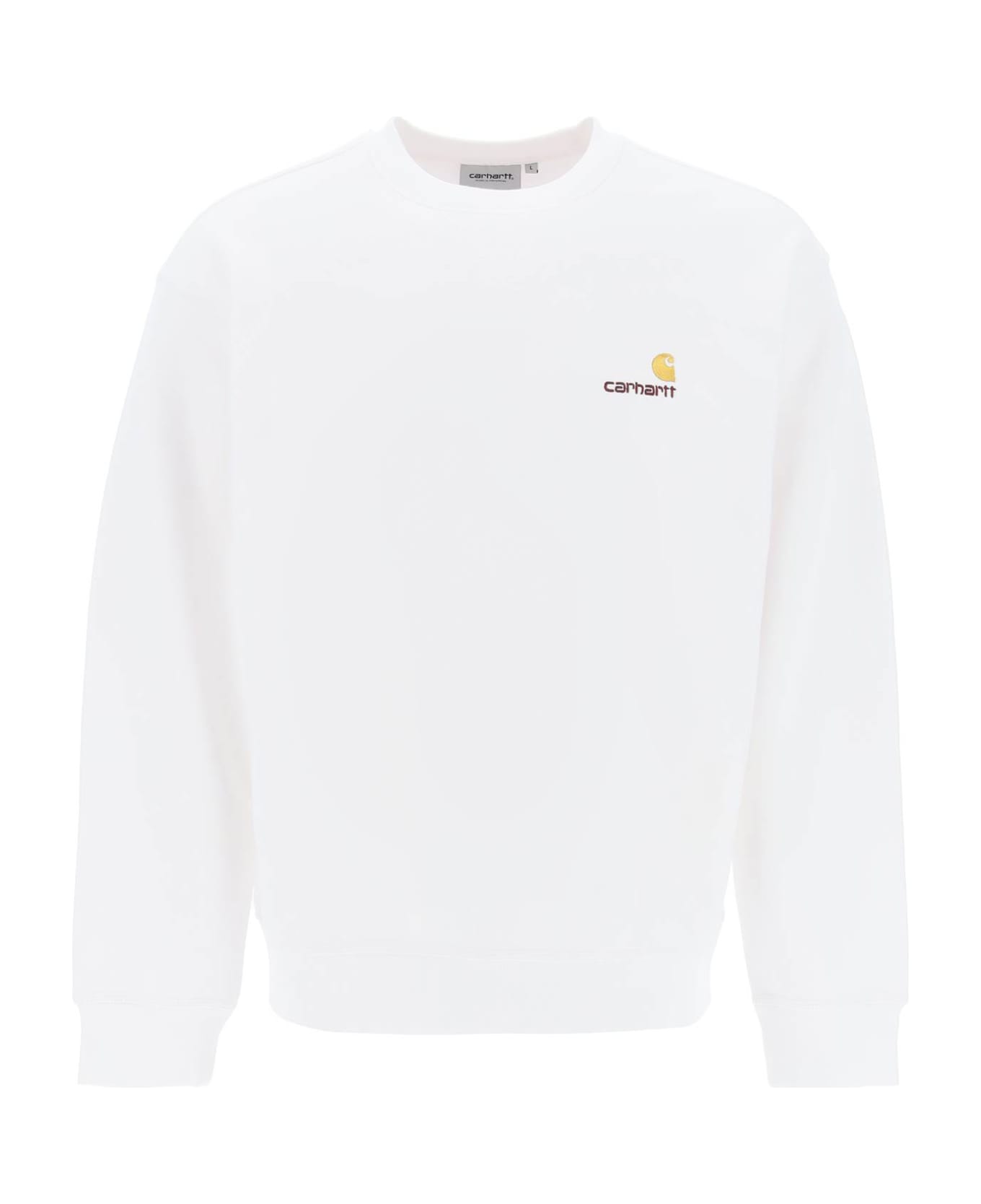 Carhartt American Script Crewneck Sweatshirt - WHITE (White)