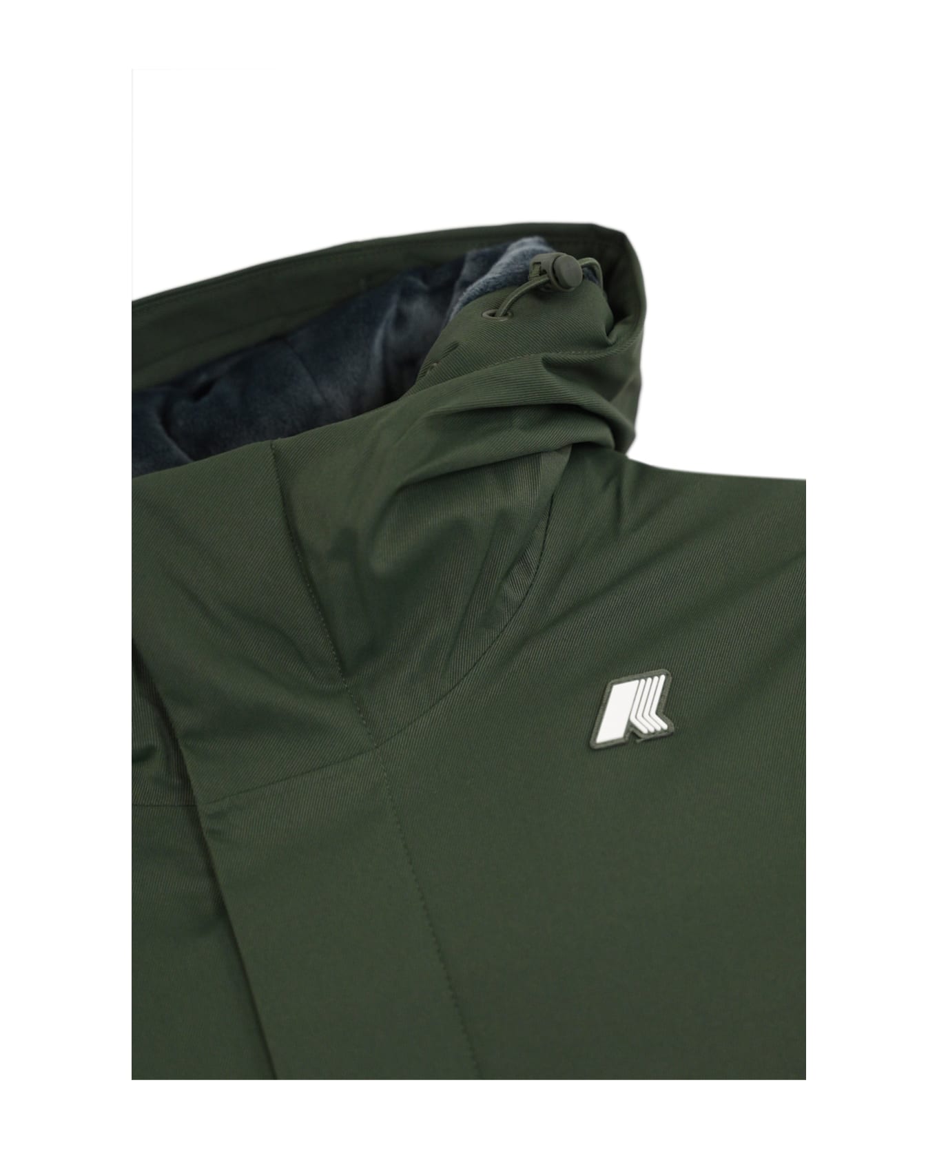 K-Way Jacko Marmotta Jacket In Twill - Green