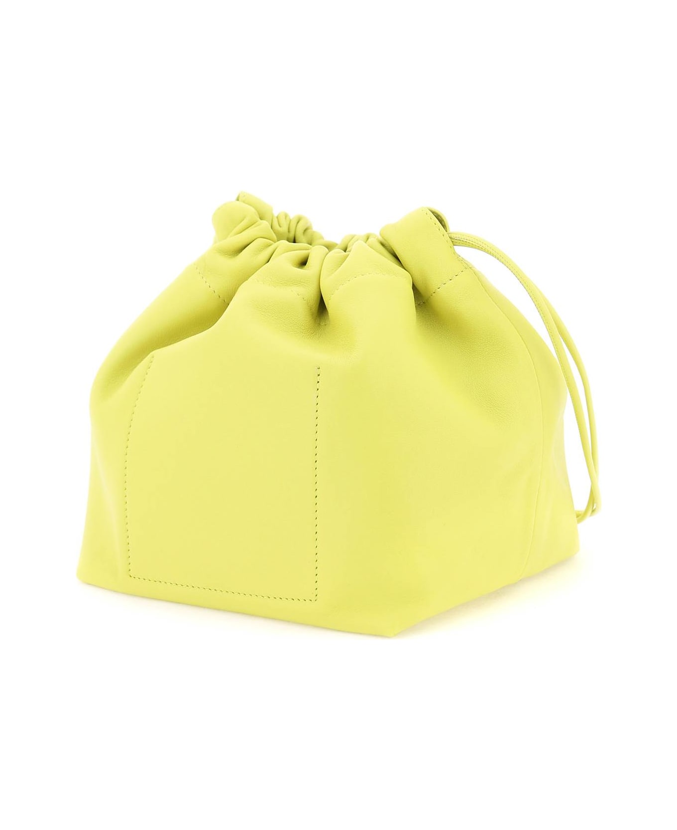 Jil Sander Yellow Leather Bag - Green