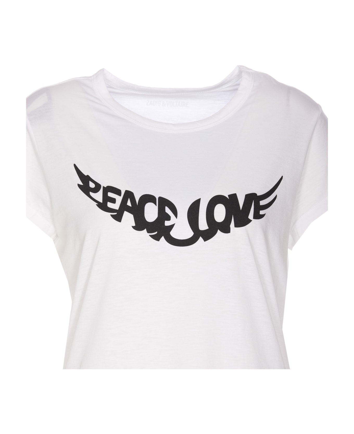 Zadig & Voltaire Woop Peace Love Wings T-shirt - White