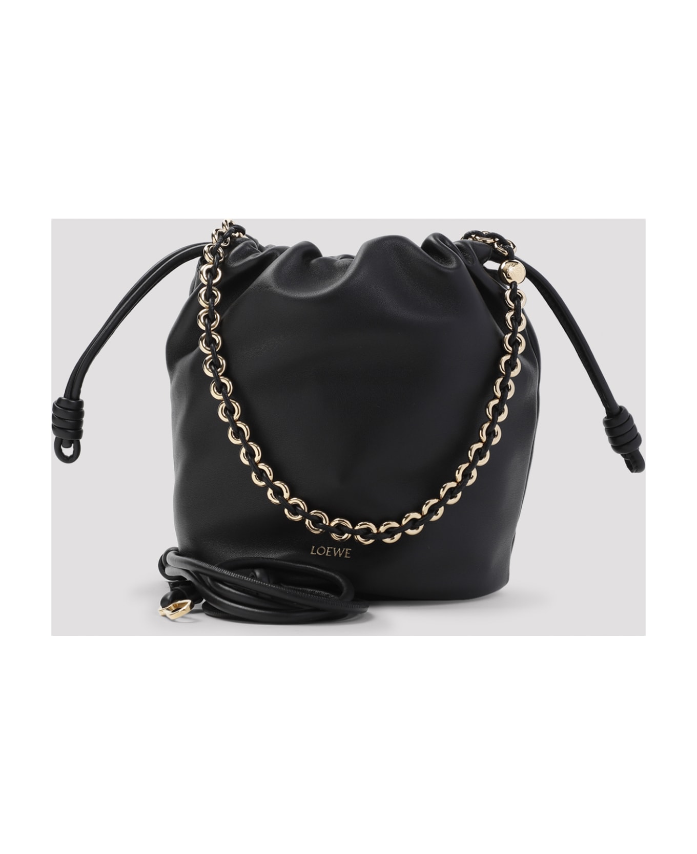 Loewe Flamenco Purse Bucket Bag - Black