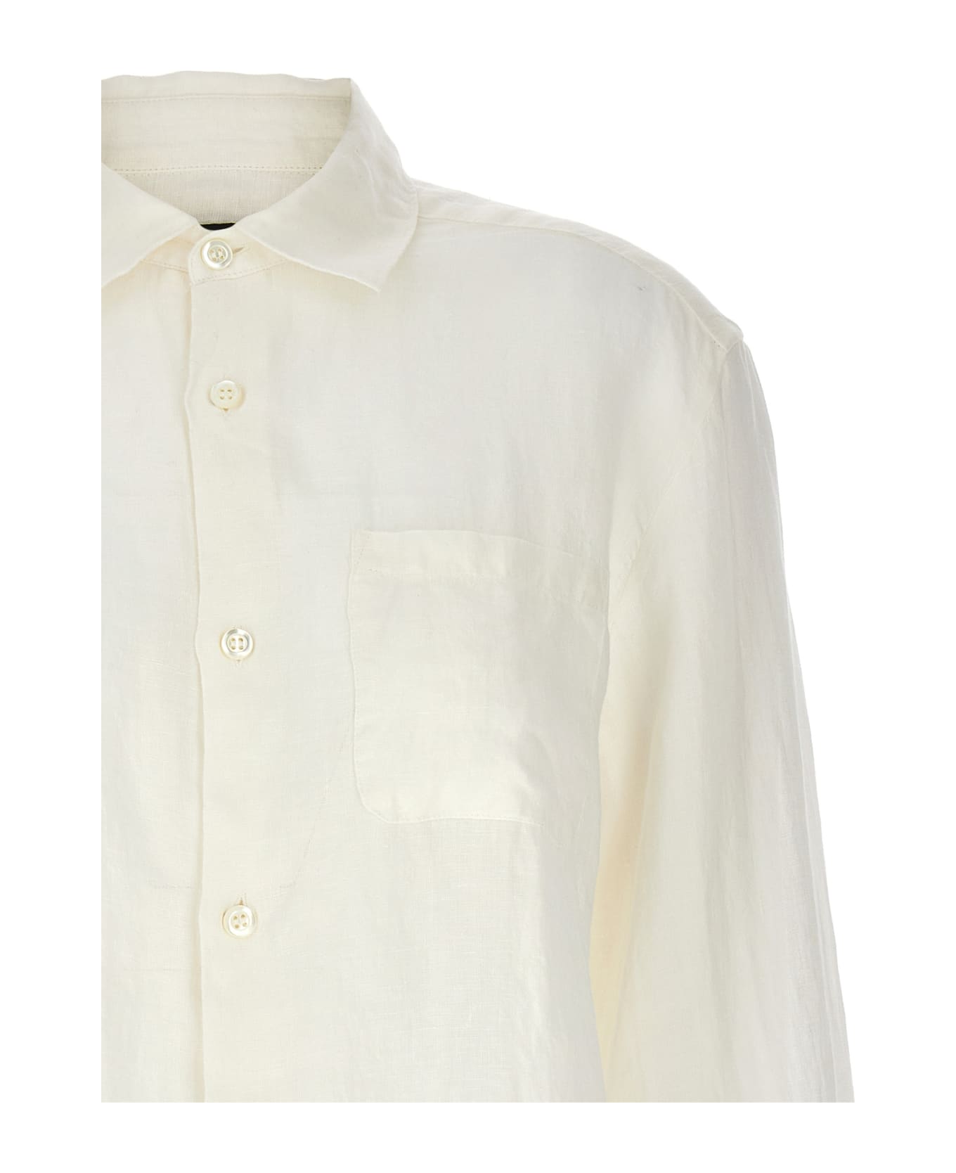 A.P.C. Sela Linen Shirt - Aac Off White