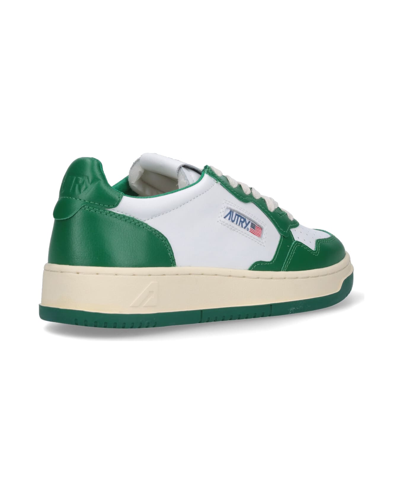 Autry "medalist" Low Sneakers - Green