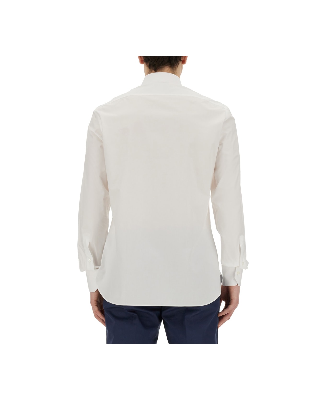 Zegna Cotton Shirt - WHITE