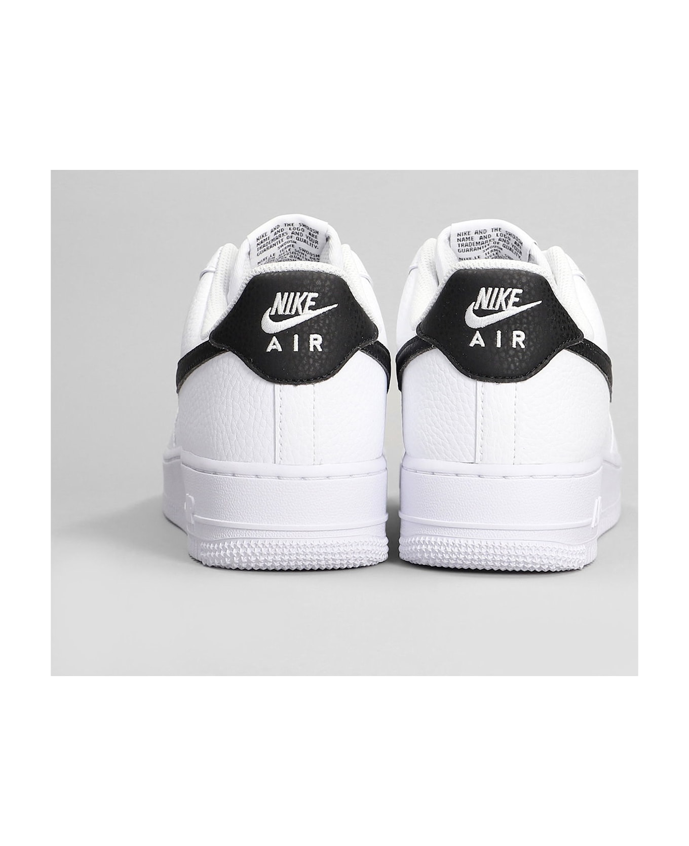 Nike Air Force 1 07 Sneakers In White Leather - white
