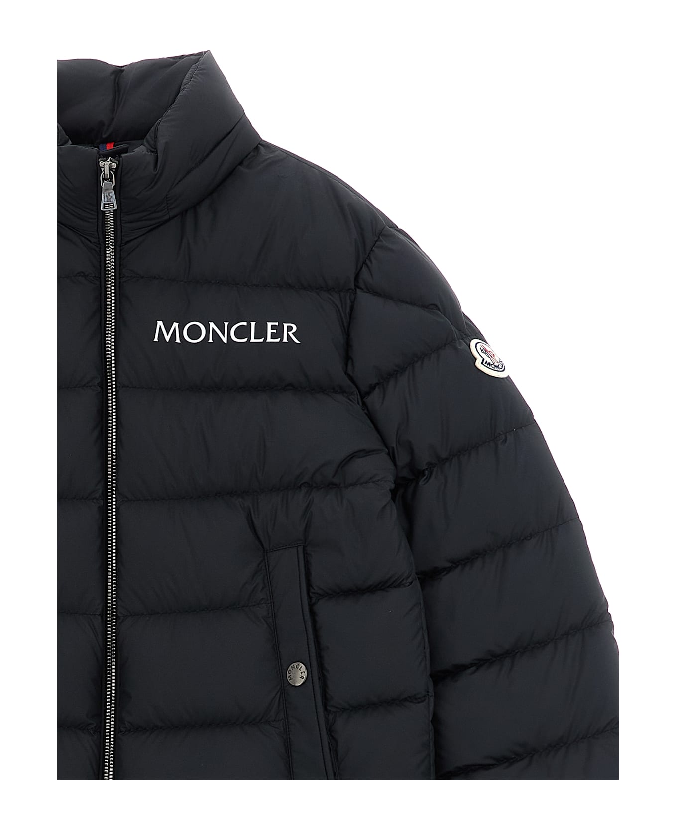 Moncler 
bajan
 Down Jacket - White/Black