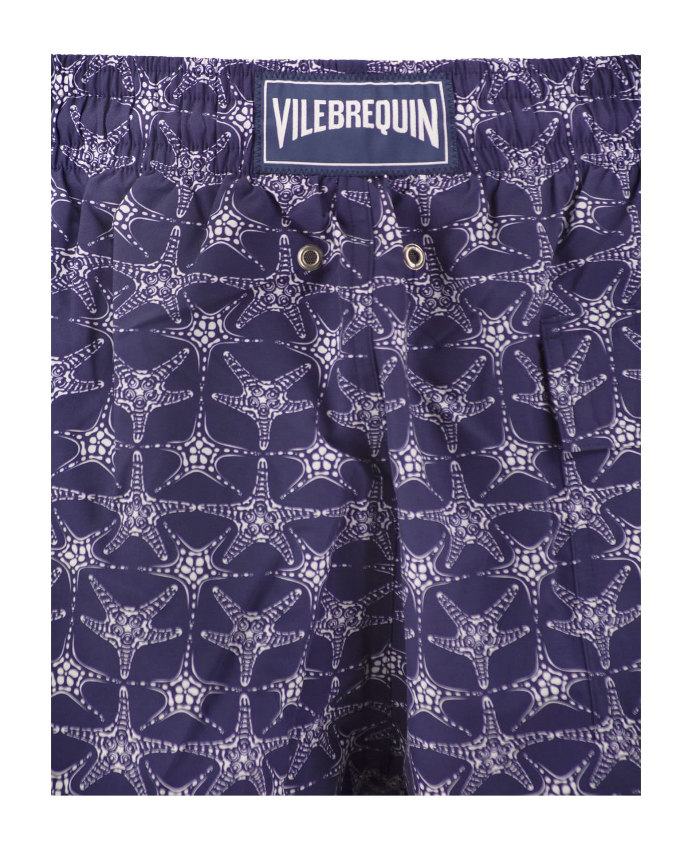 Vilebrequin Star Patterned Beach Shorts - Marine Blue