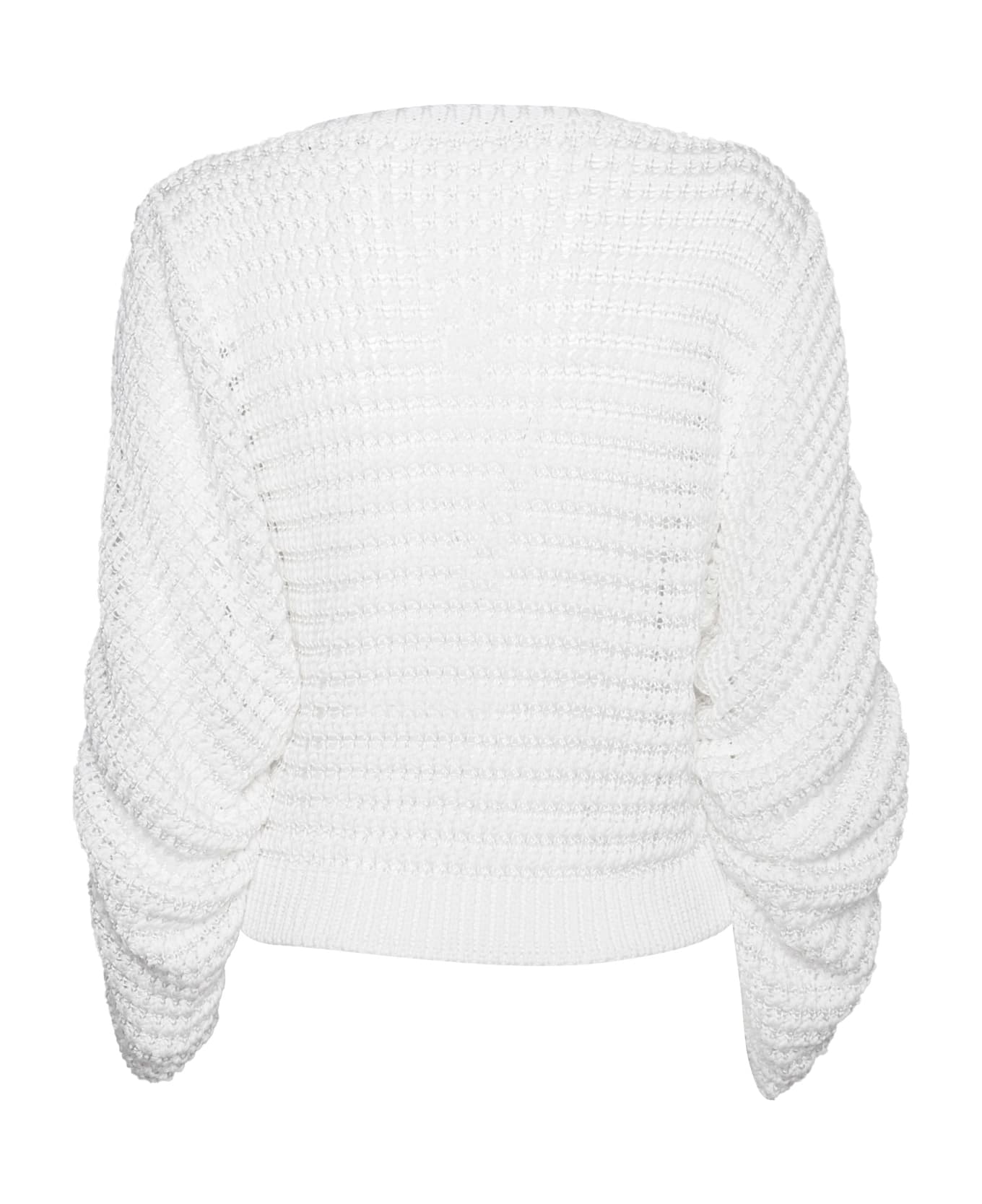 Alberta Ferretti White Sweater - WHITE