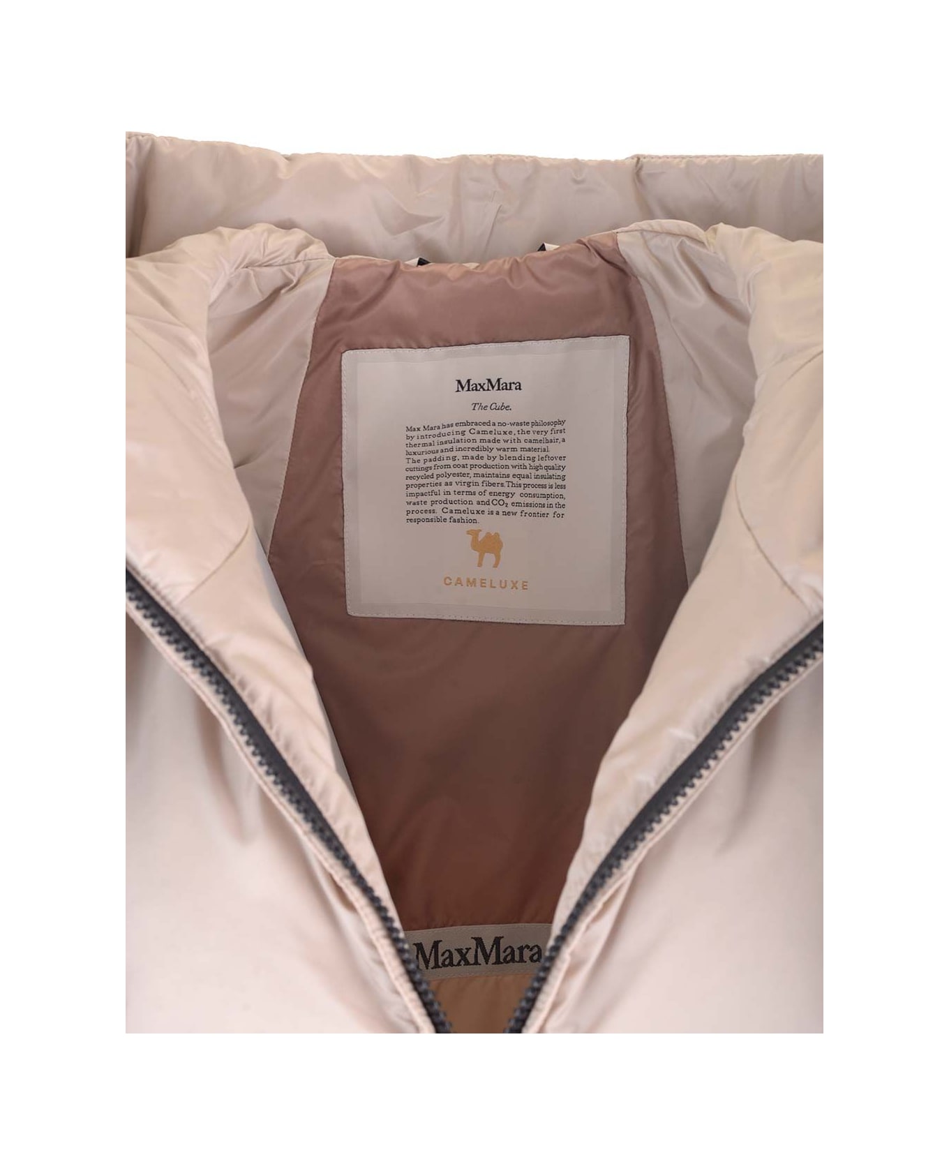 Max Mara The Cube 'greengo' Vest - Marrone chiaro