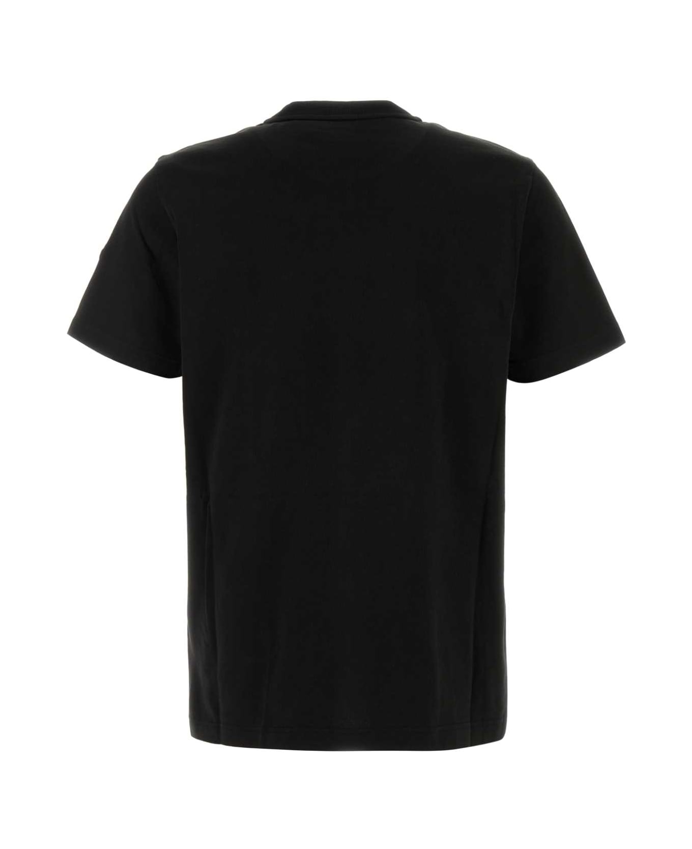 Moncler Black Cotton T-shirt - 999