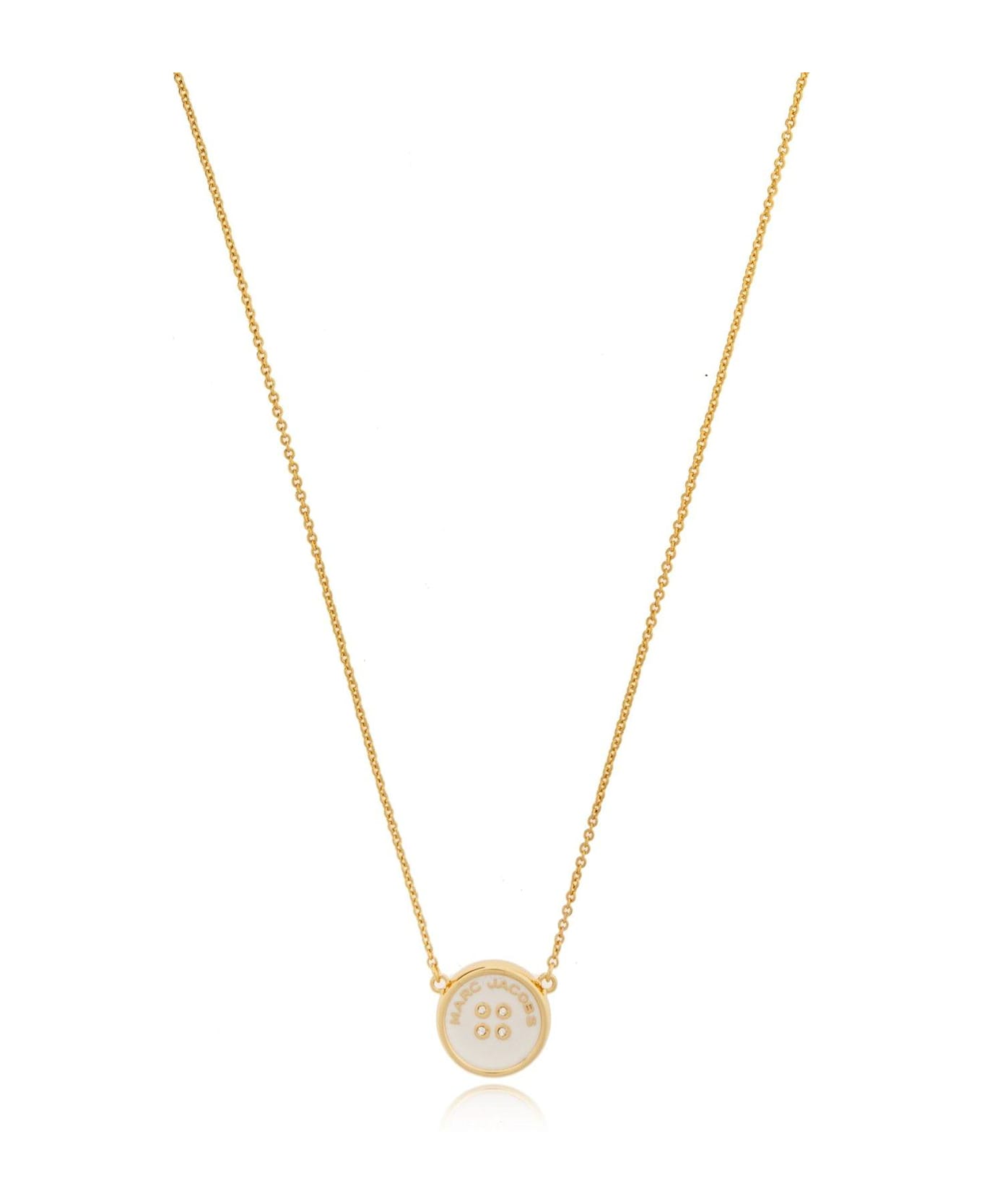 Marc Jacobs The Button Pendant Necklace - MULTICOLOUR