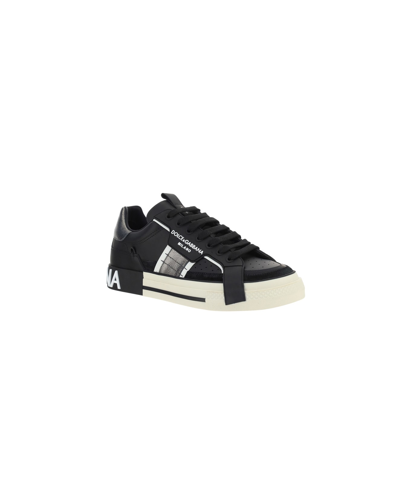 Dolce & Gabbana Custom 2.0 Sneakers - Nero/argento