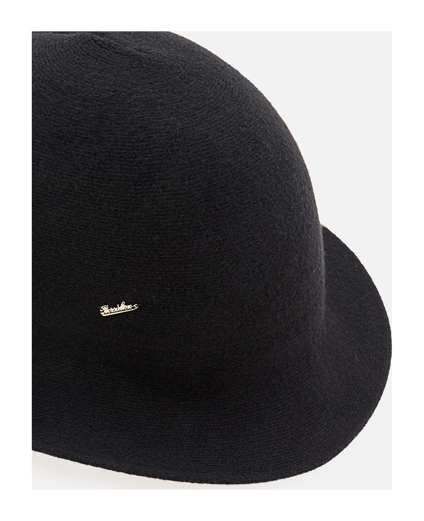 Borsalino Cloche Hat - Black