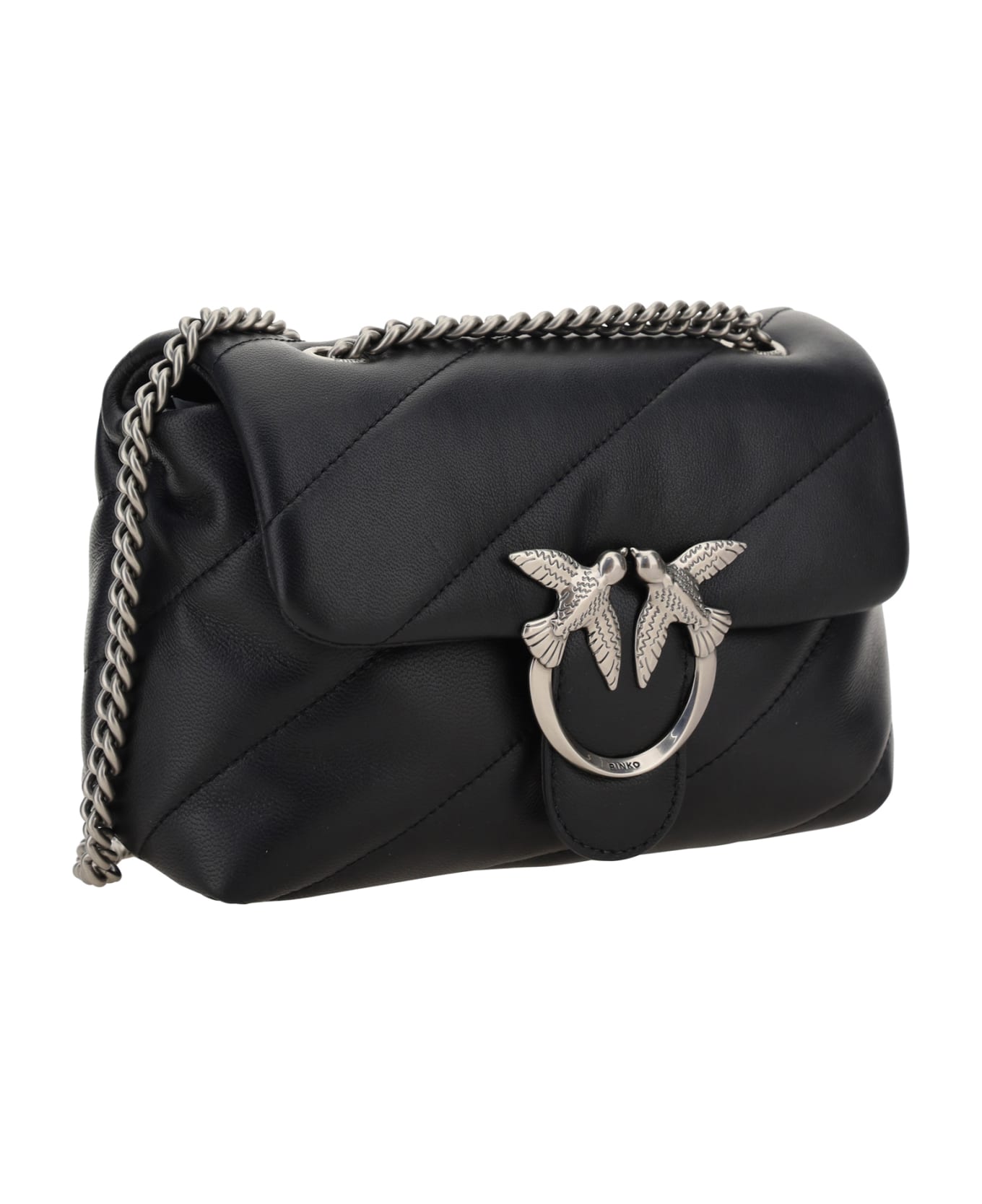Pinko Love Mini Puff Shoulder Bag - Black