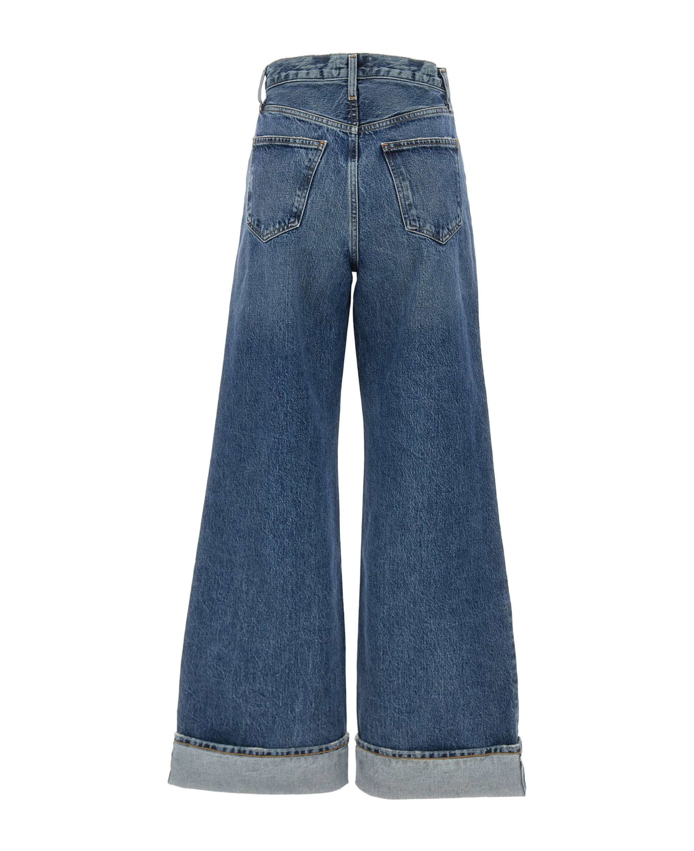 AGOLDE "dame Jean" Organic Cotton Jeans - BLUE