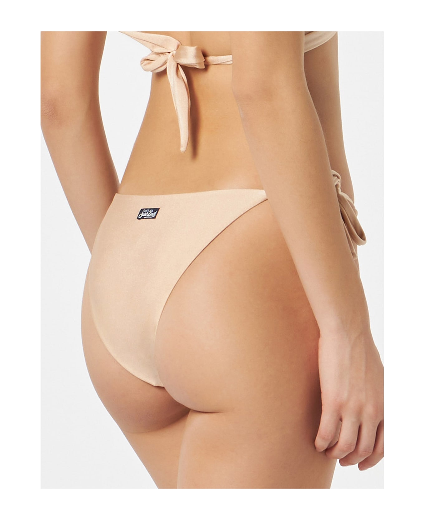 MC2 Saint Barth Shiny Nude Swim Briefs - PINK