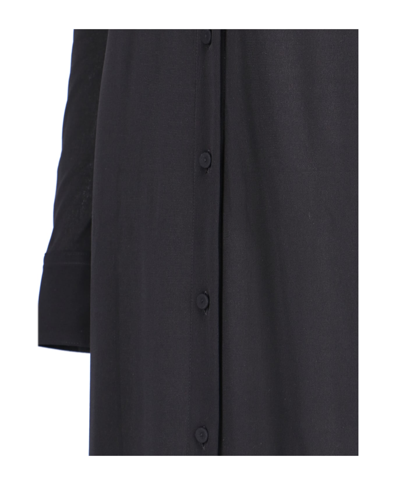 Jil Sander Maxi Chemisier Dress - Black  