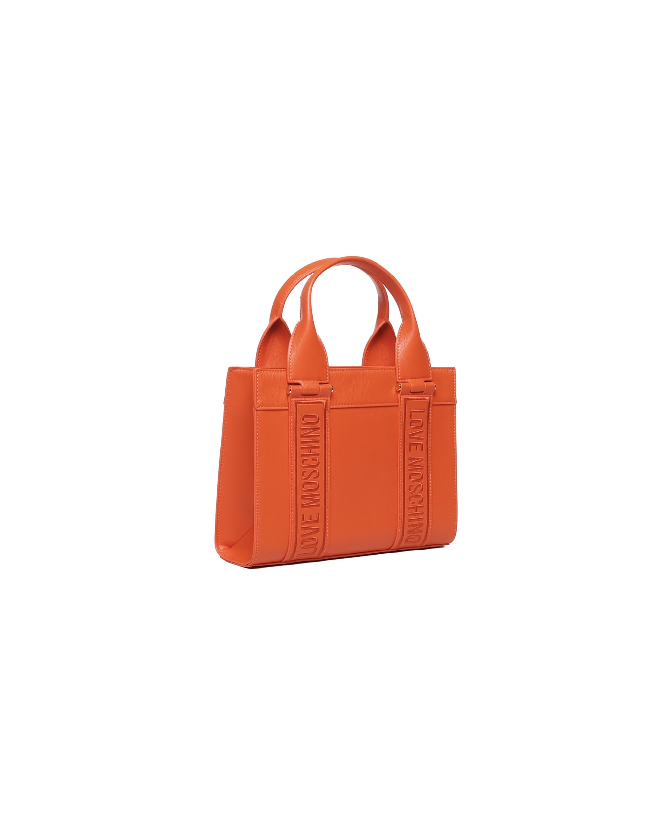 Love Moschino Billboard Handbag - Orange トートバッグ
