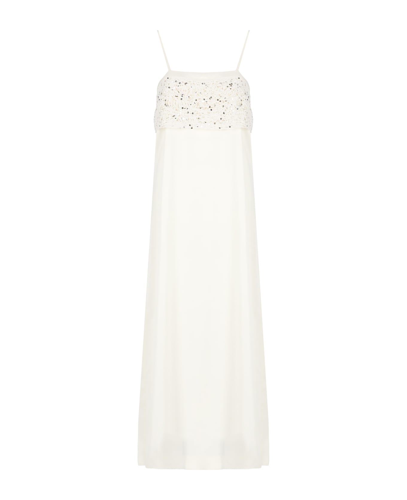 Peserico Viscose Dress - Ivory