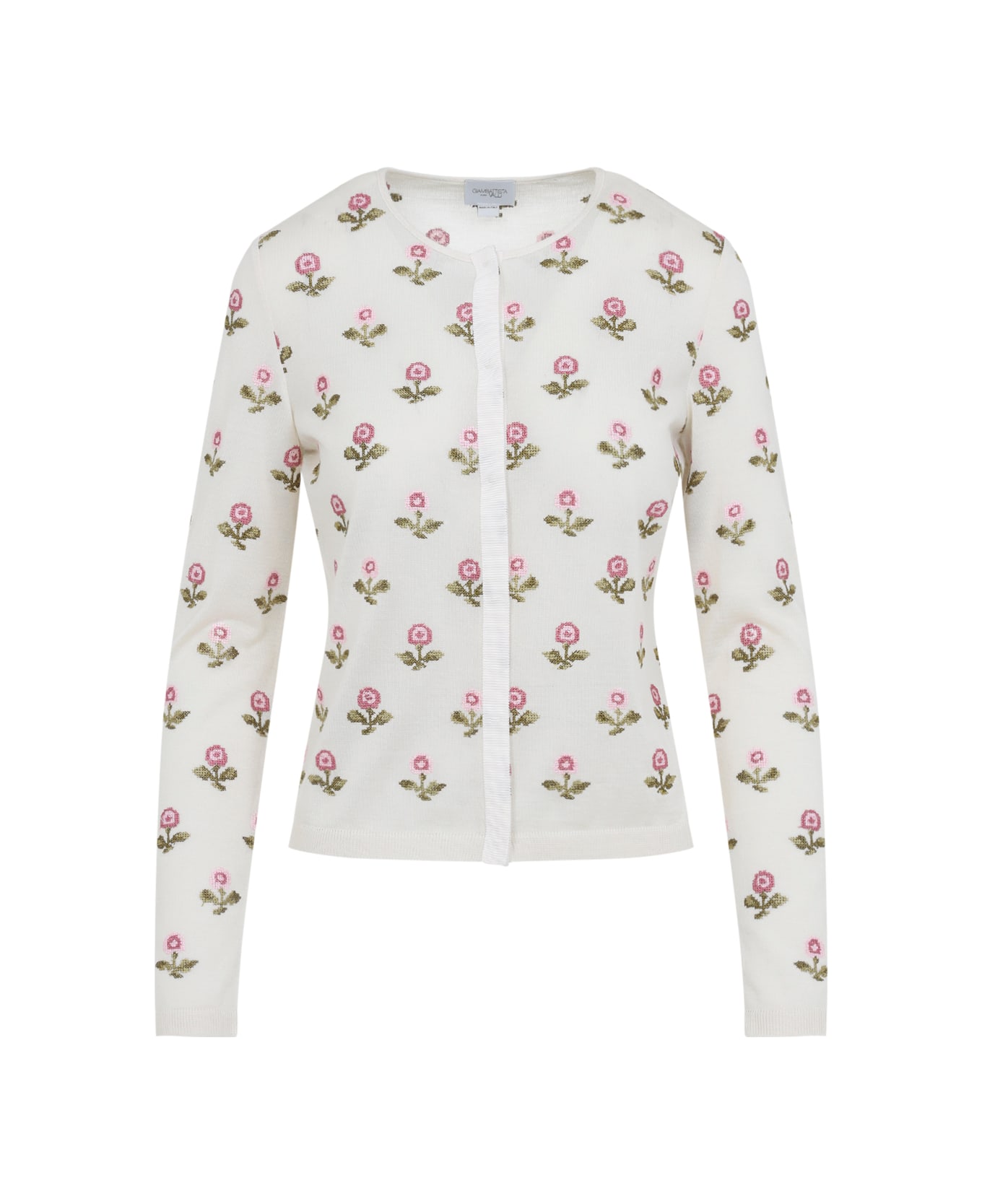 Giambattista Valli Knit Cardigan - Ivory Rose