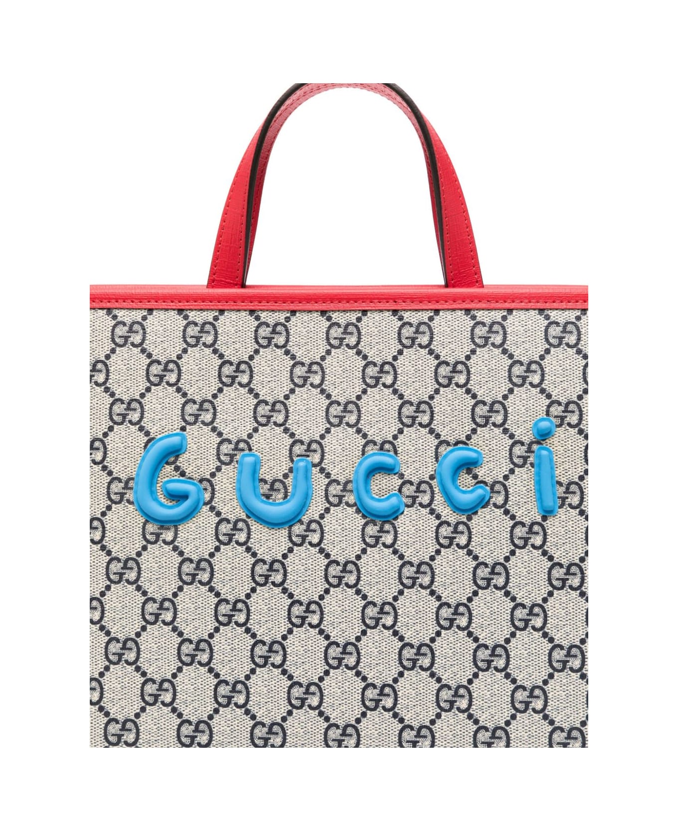 Gucci Kids Beige Bag For Girls With Bear. - Beige