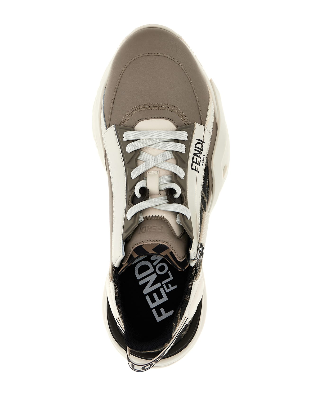 Fendi 'fendi Flow' Sneakers - Beige