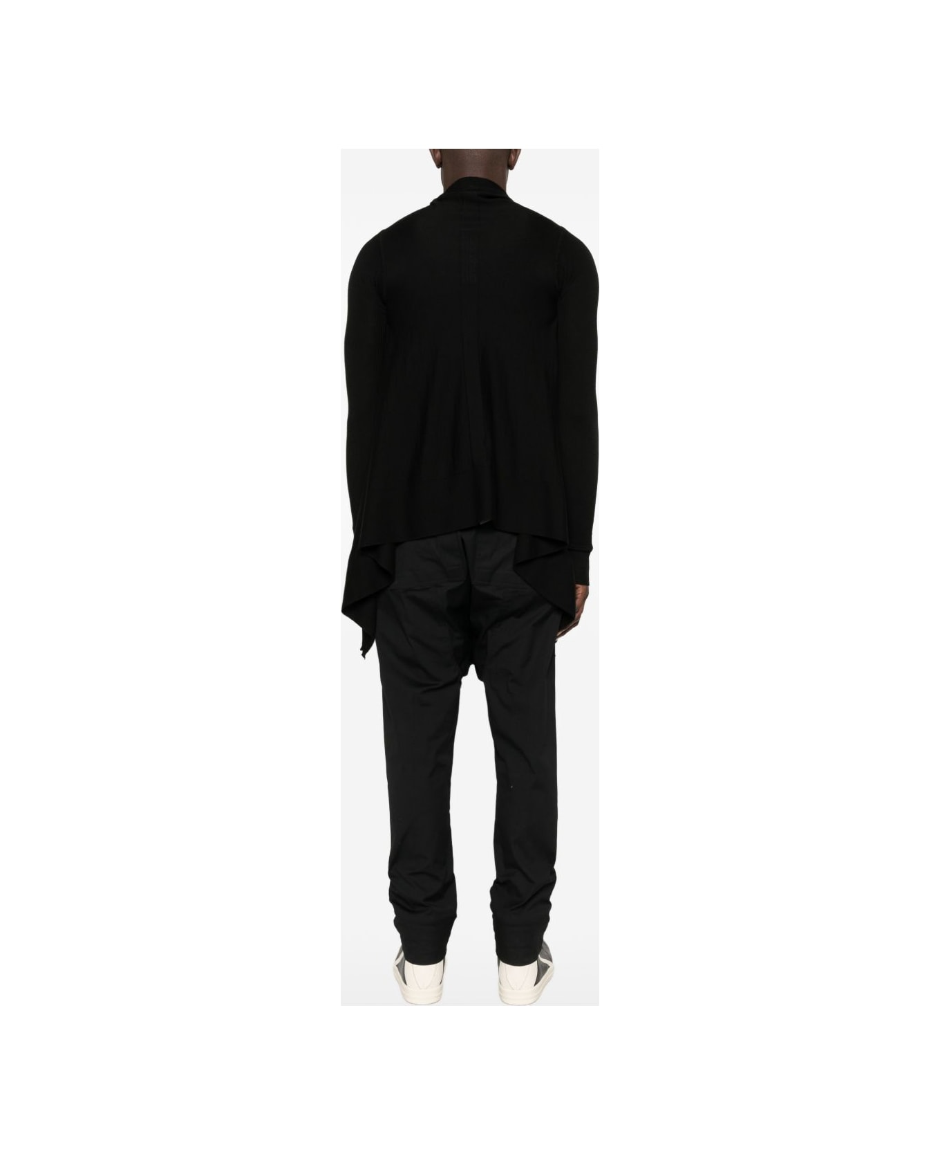 Rick Owens Wool Knitted Cardigan - Black
