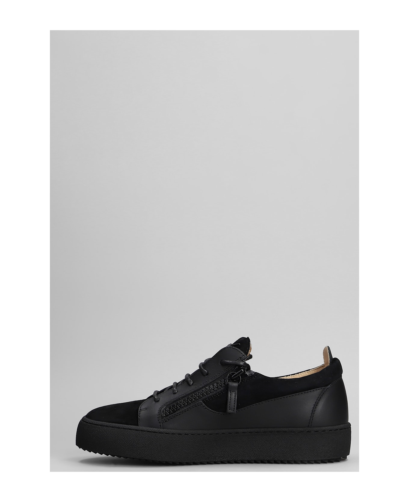 Giuseppe Zanotti Gz94 Sneakers In Black Suede - black