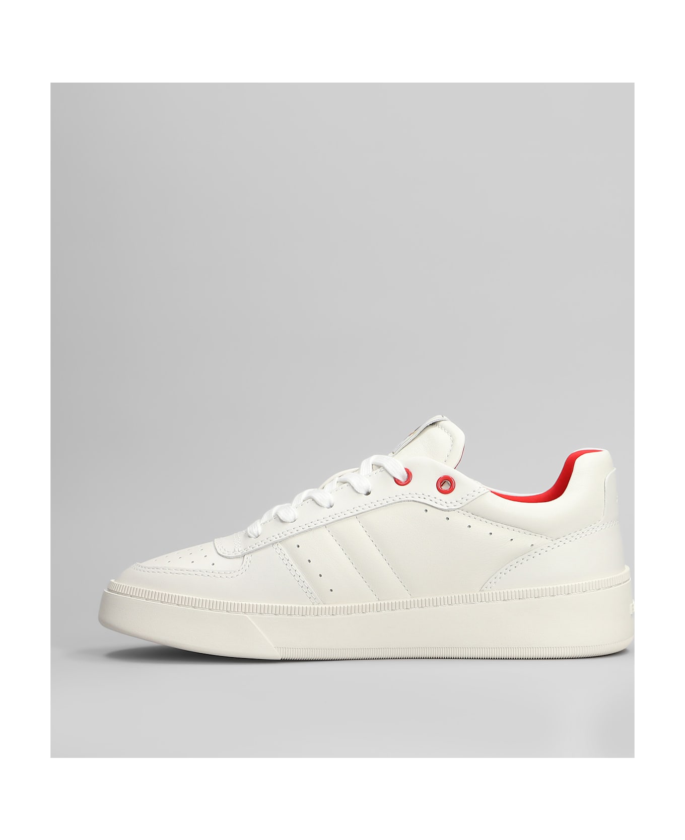Bally Roar Sneakers In White Leather - white