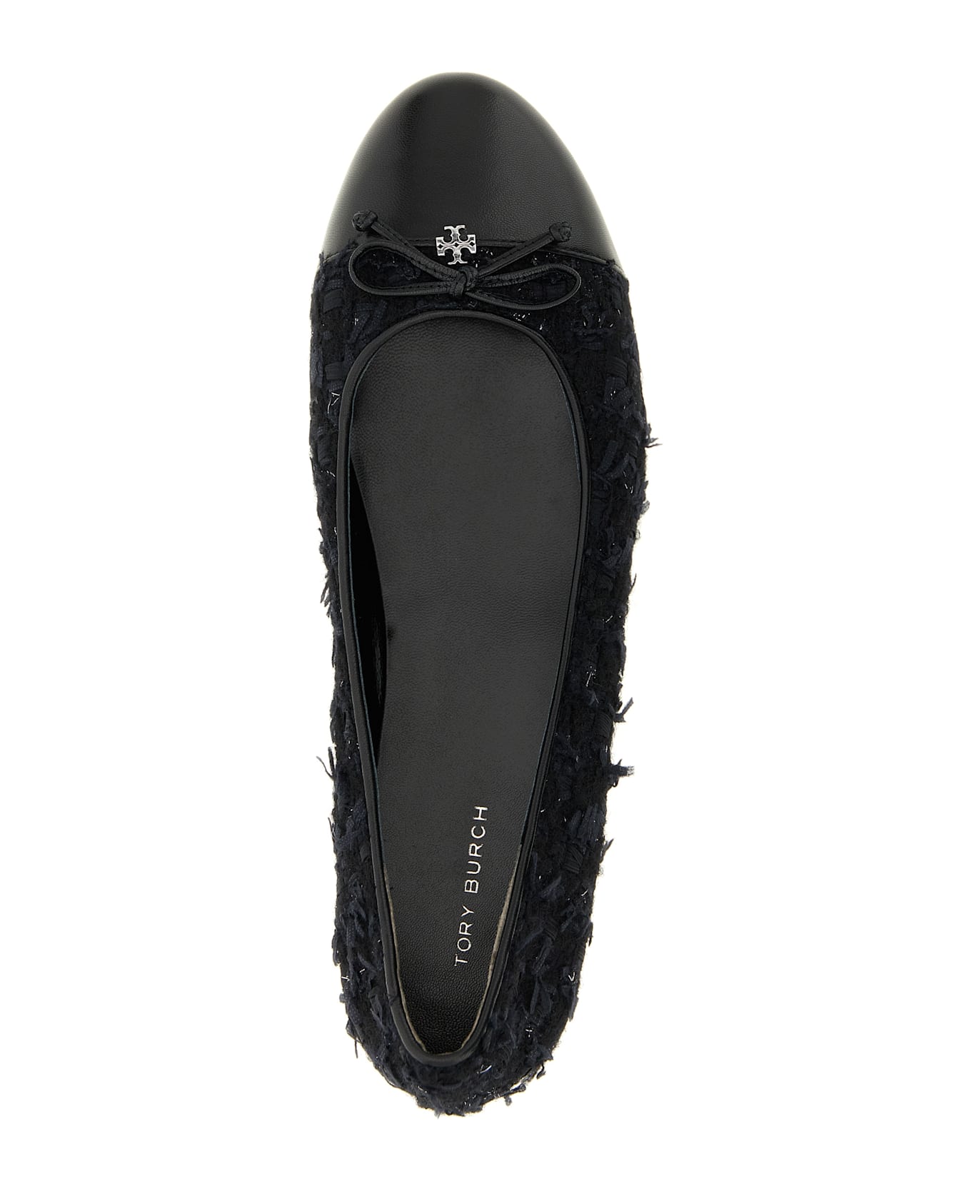 Tory Burch 'cap-toe' Ballet Flats - Blue