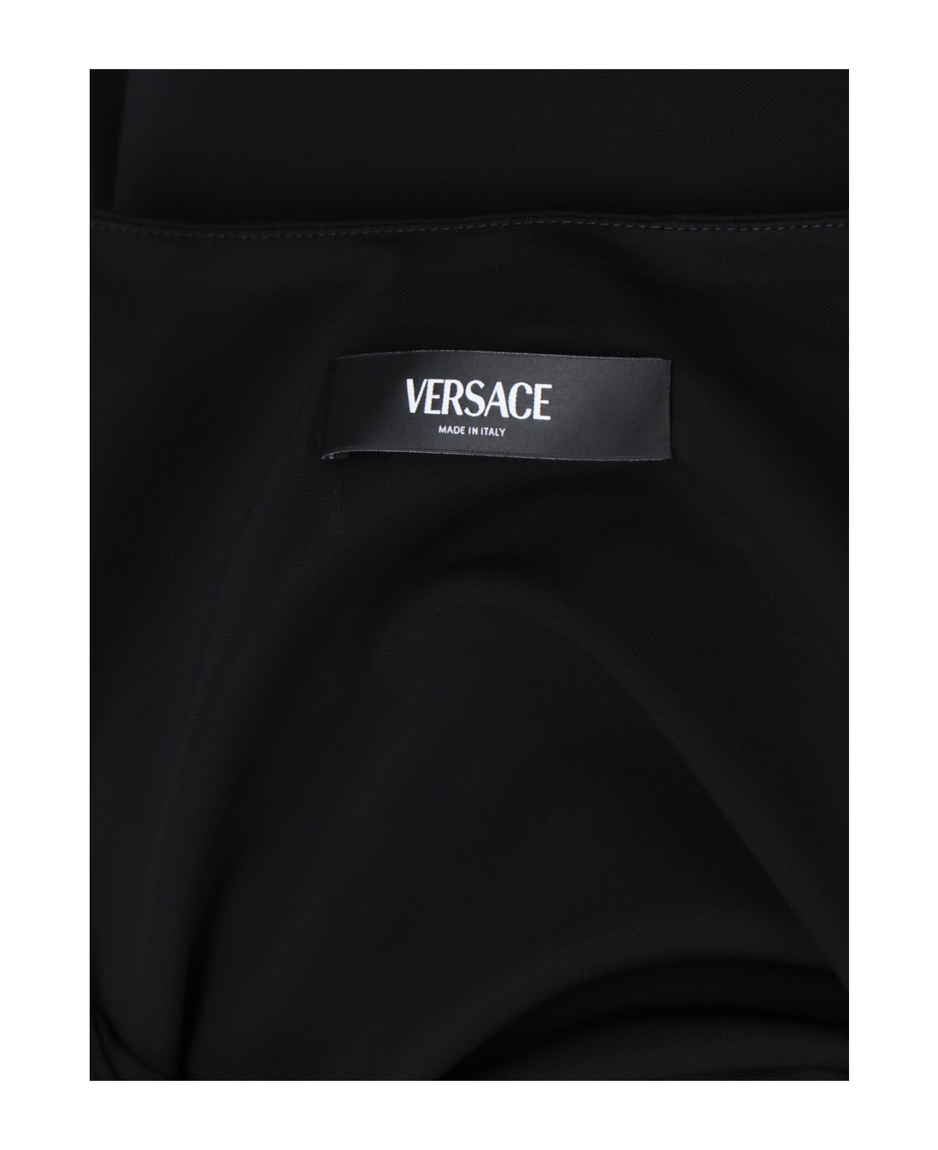 Versace Medusa '95 La Greca Mini Dress - Black