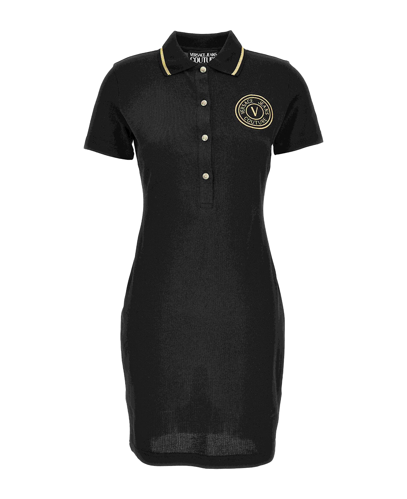 Versace Jeans Couture Pencil Dress - Black Gold