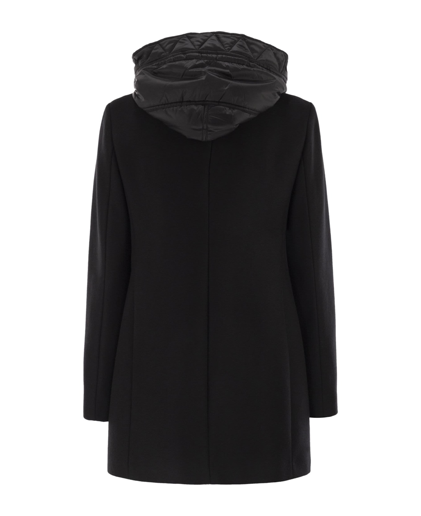 Fay Toggle Coat In Wool Cloth