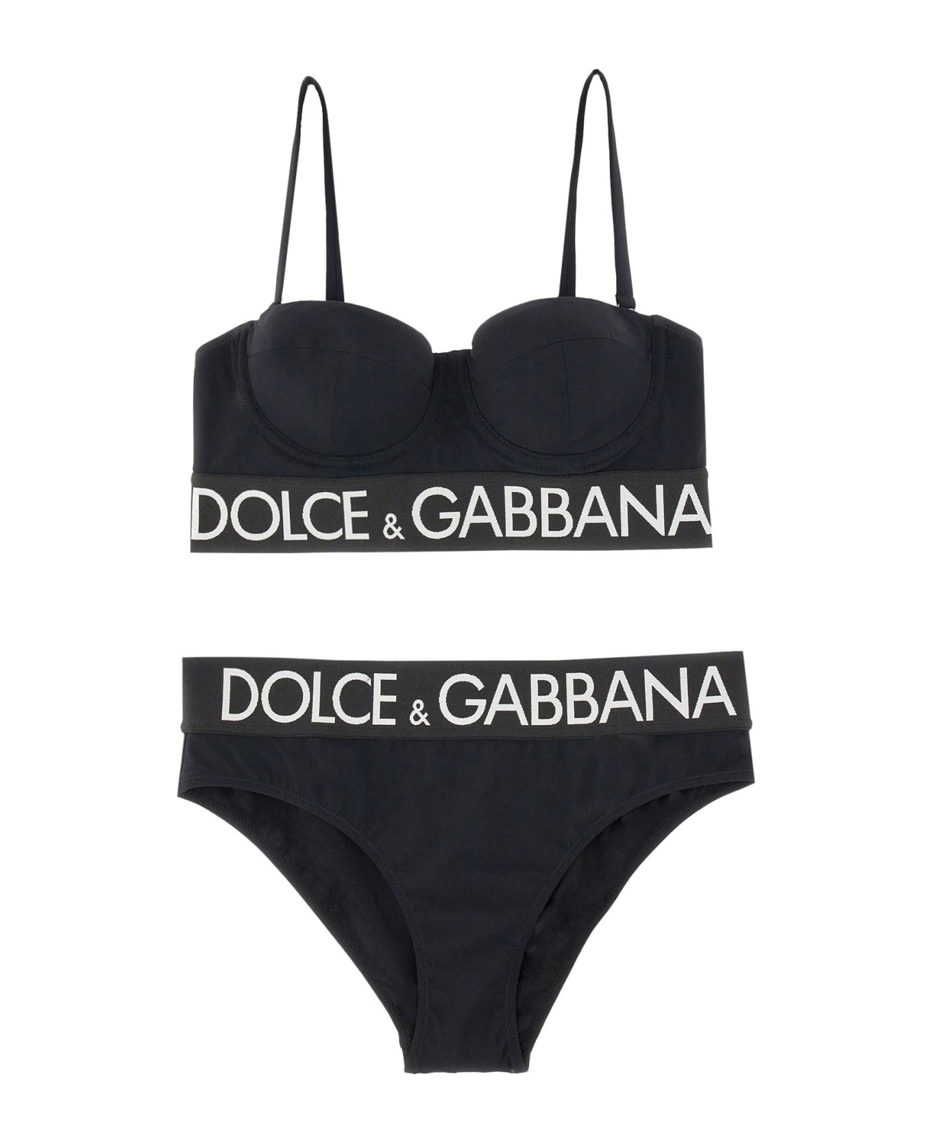 Dolce & Gabbana Two-piece Costume - NERO 水着