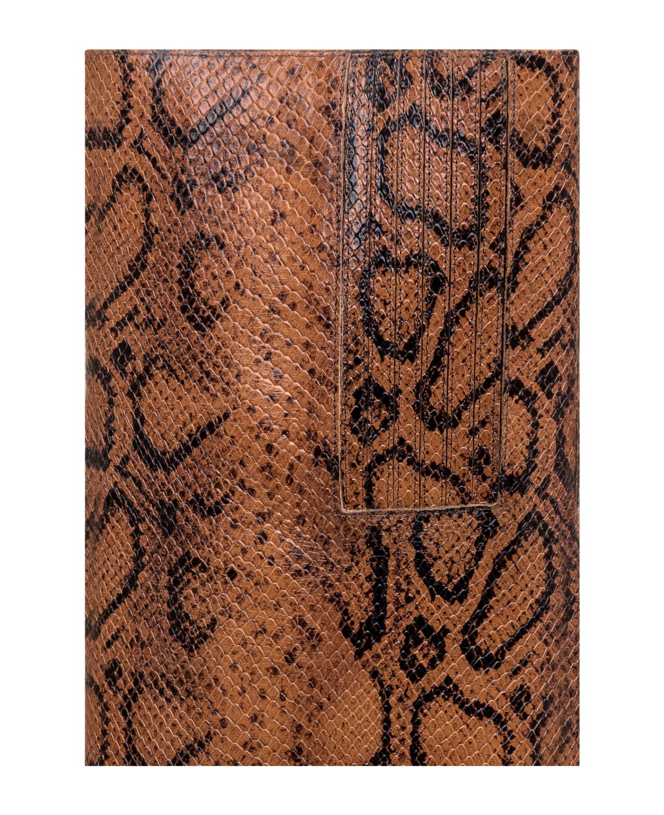 Coperni Snake Print Boot - BROWN