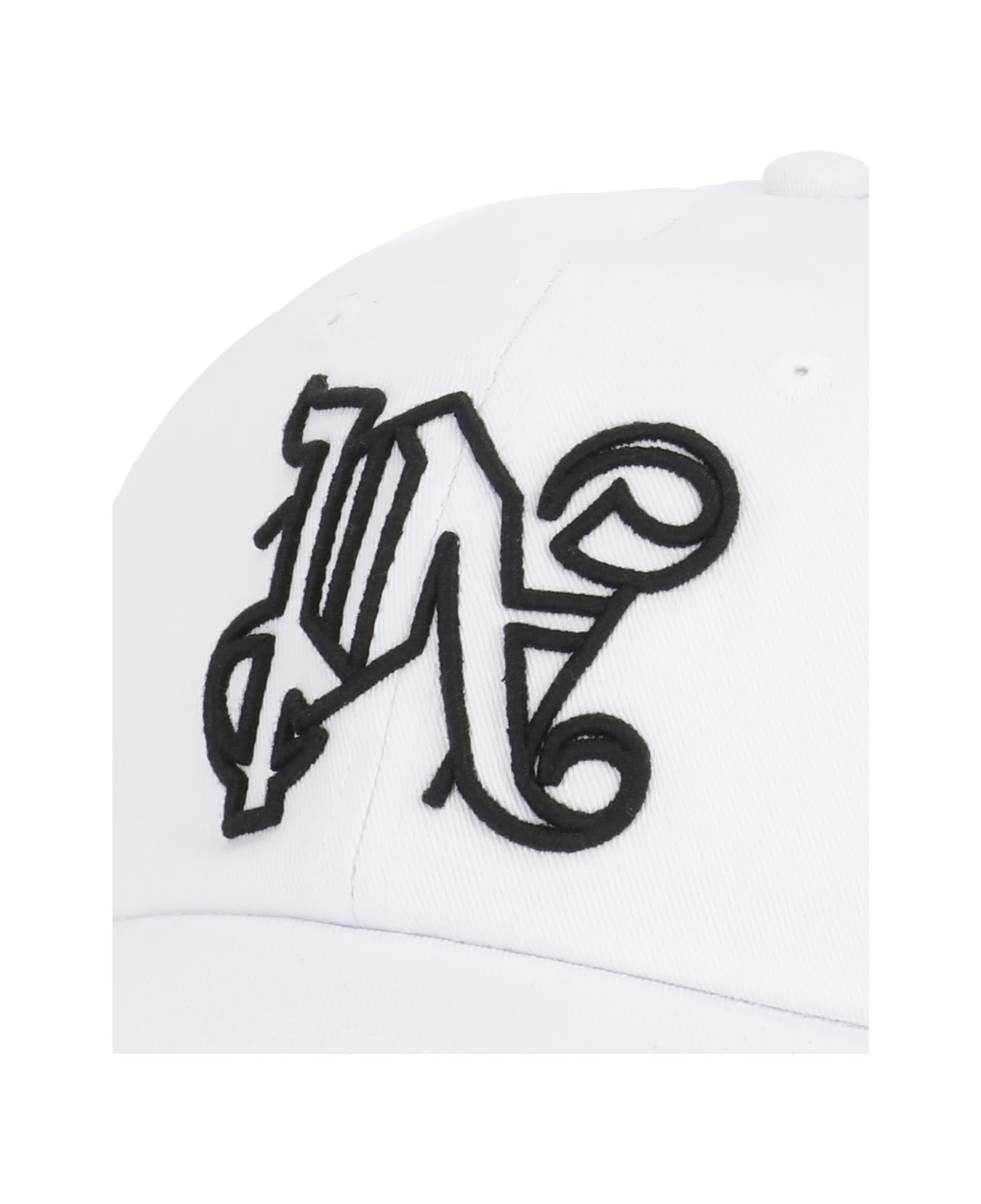 Palm Angels Baseball Cap With Logo - White