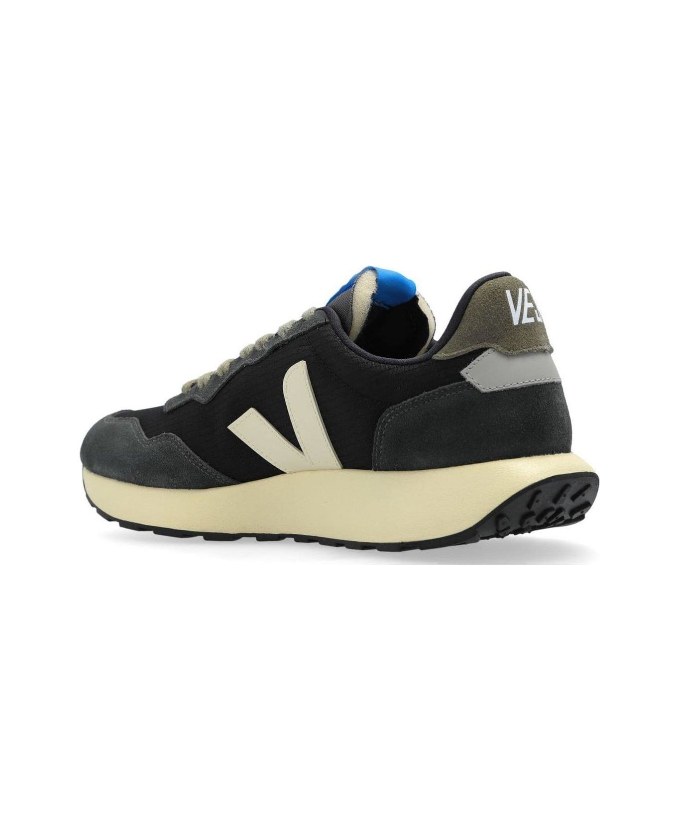 Veja Paulistana Ripstop Lace-up Sneakers - BLACK/GREY